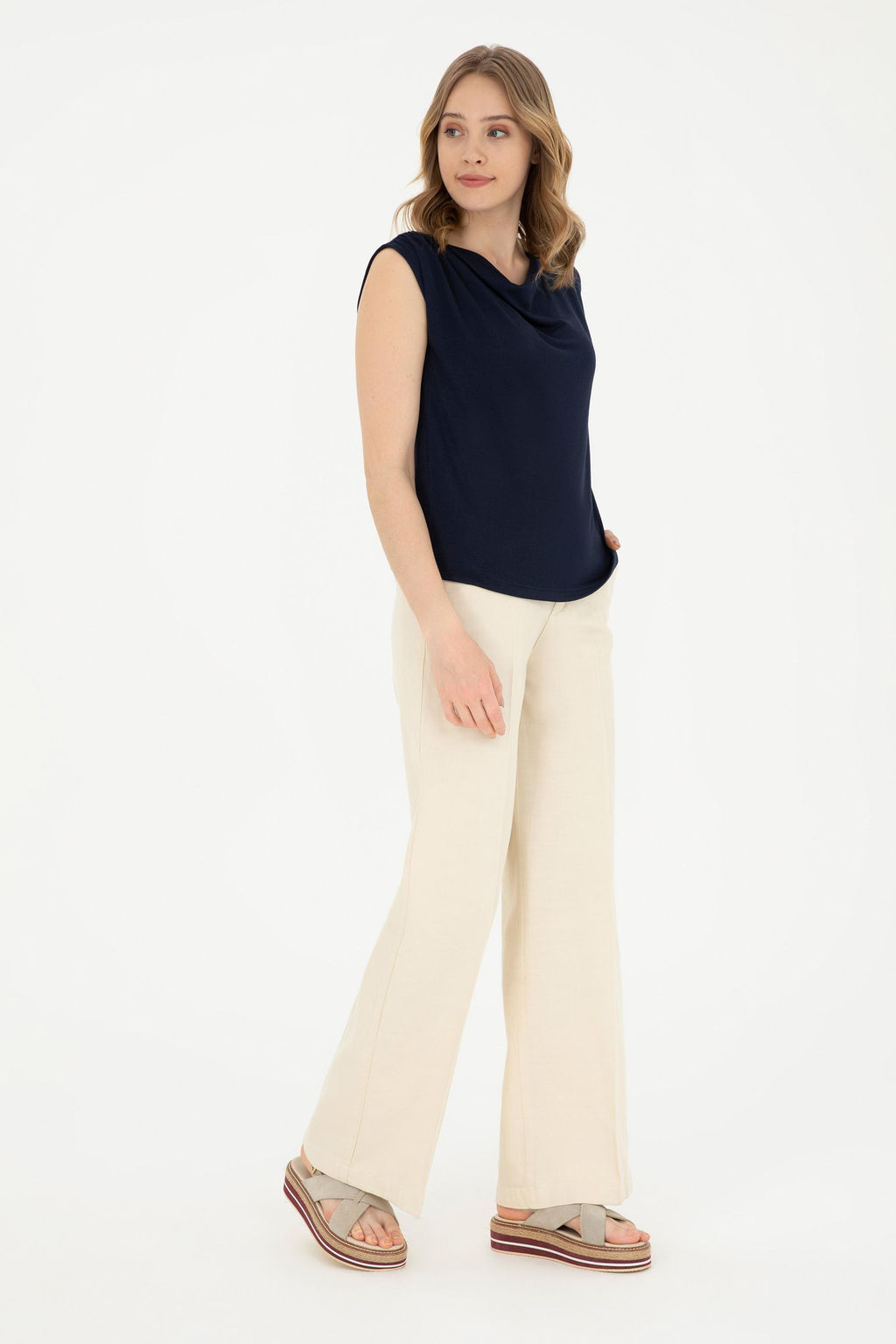 Женская темно-синяя футболка - U.s. polo assn фото 18