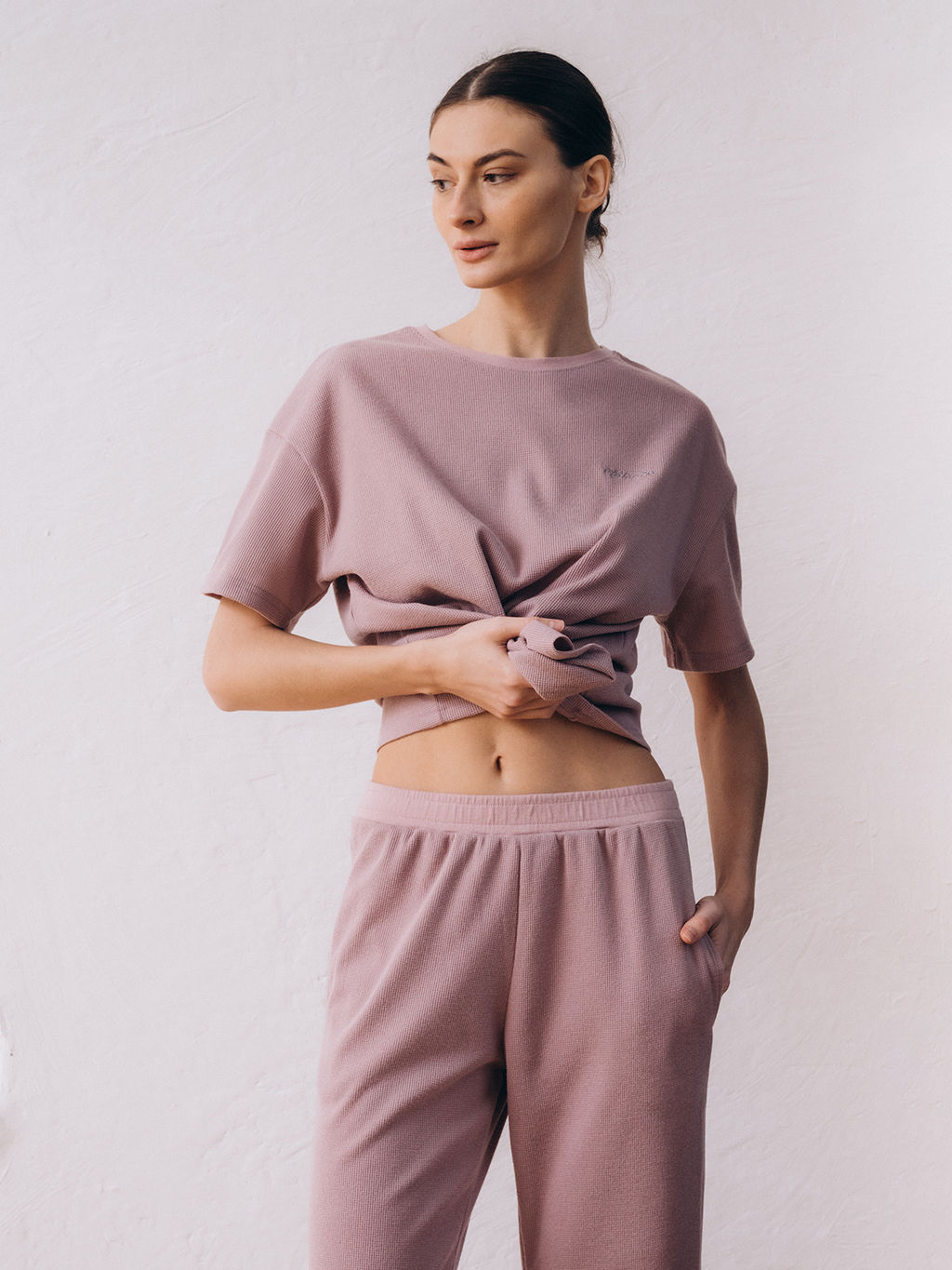 Пижама домашняя Indefini полиэстер с эластаном  фото 8