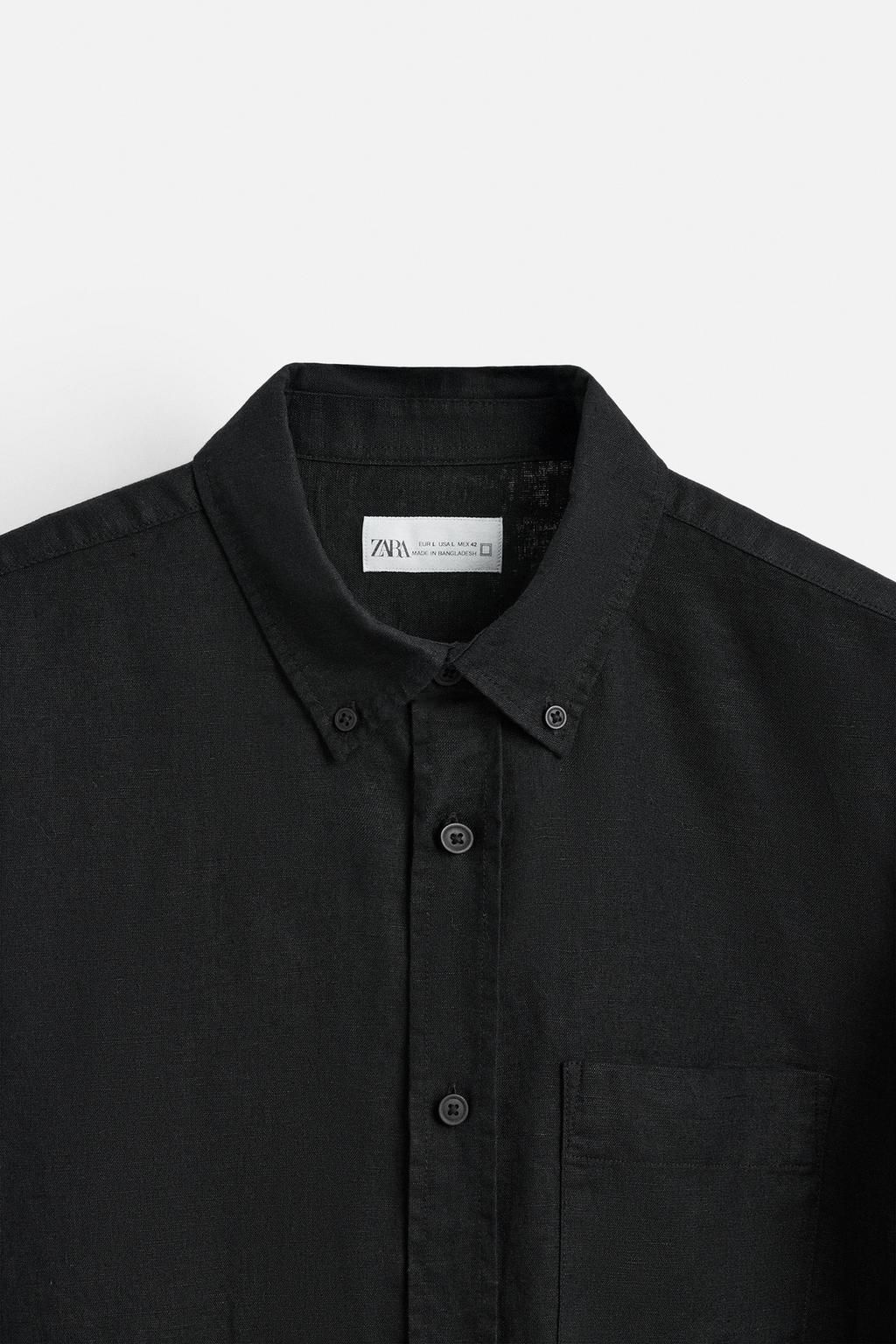 LINEN/COTTON SHIRT - Zara фото 9