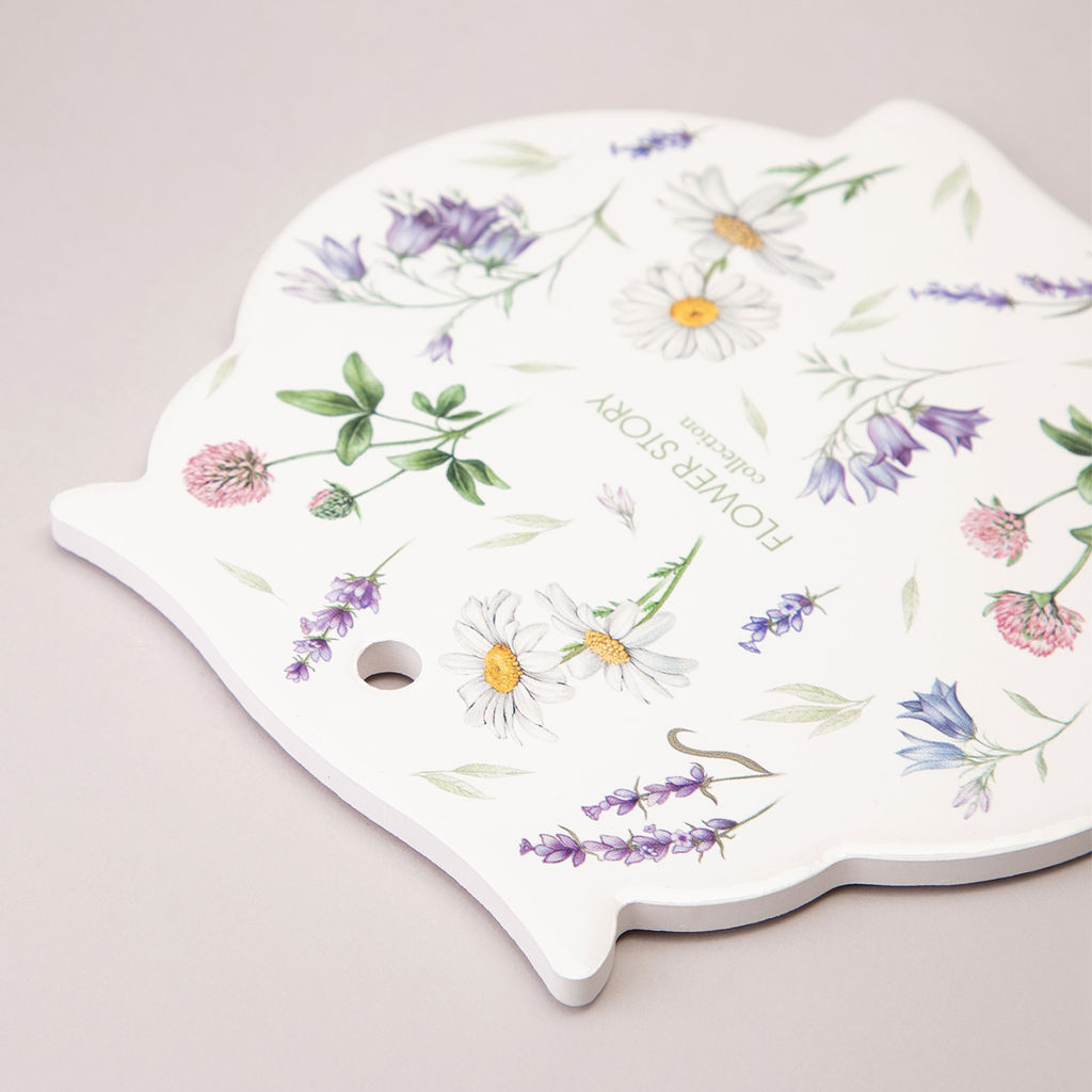 ПОДСТАВКА ПОД ГОРЯЧЕЕ AGNESS FLOWER STORY 16*16*1 СМ  фото 4