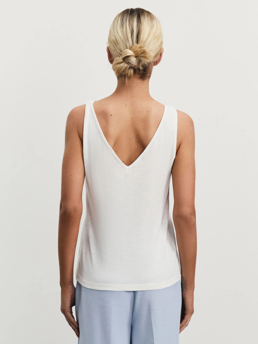 Майка из вискозы и хлопка / Zarina  фото 5