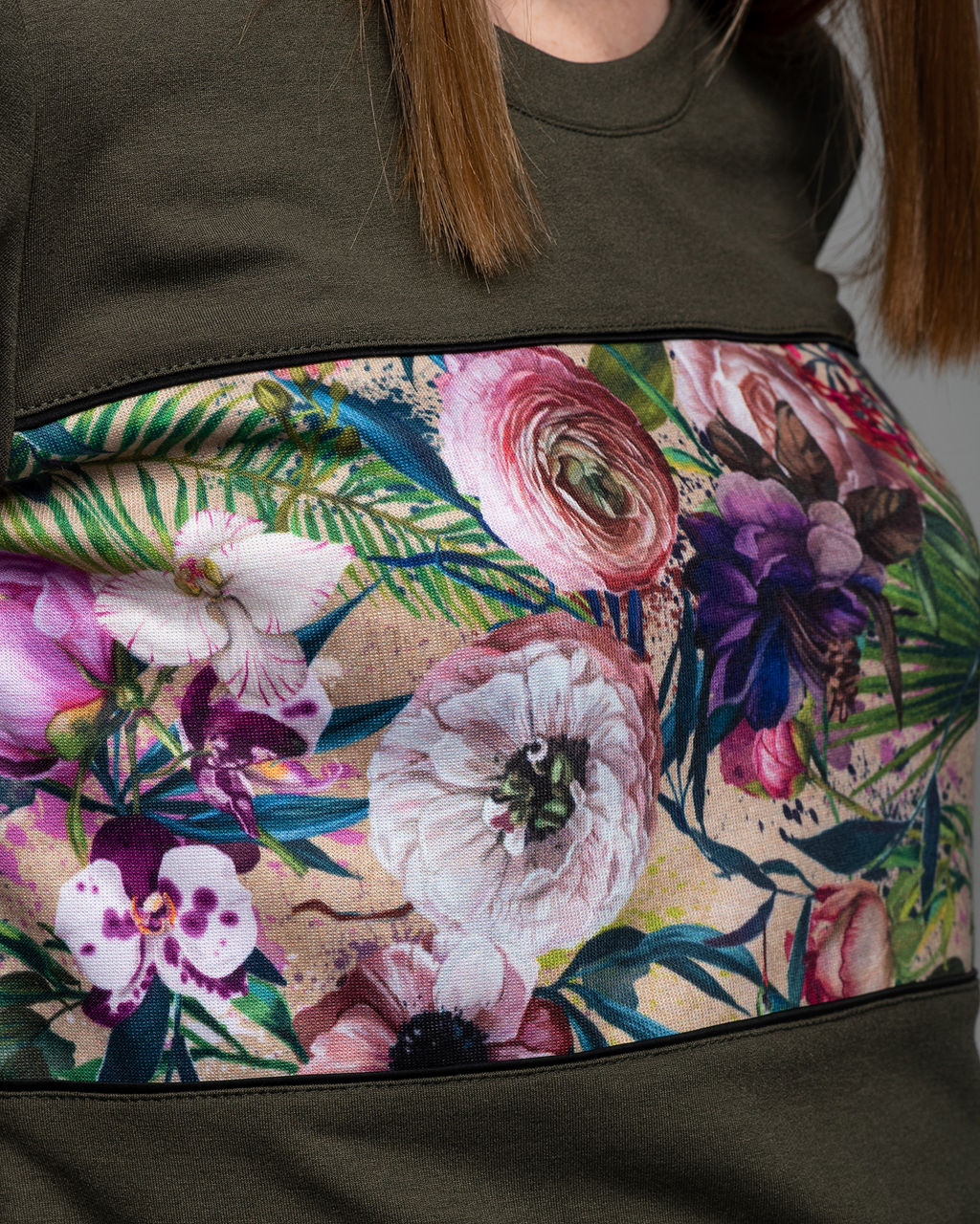 Свитшот с горизонтальной вставкой SP011 * - Sahar art lab фото 5