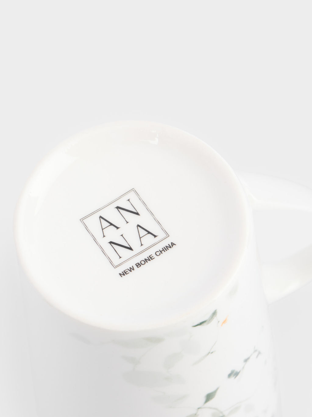 Кружка, 420 мл, фарфор N, белая, Цветы и листья, Primrose - Anna lafarg фото 7