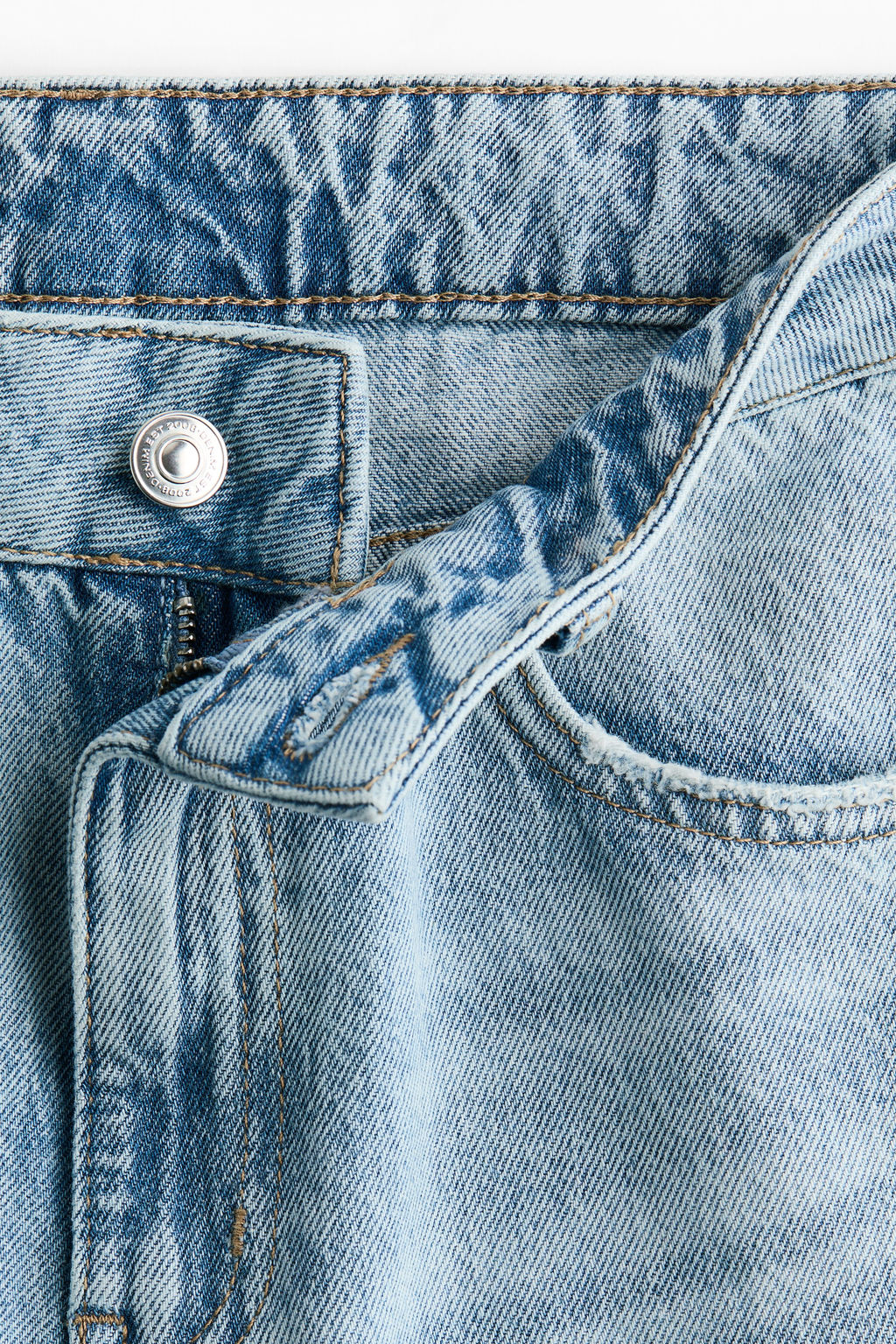 Straight High Waist Jeans - H&m фото 5