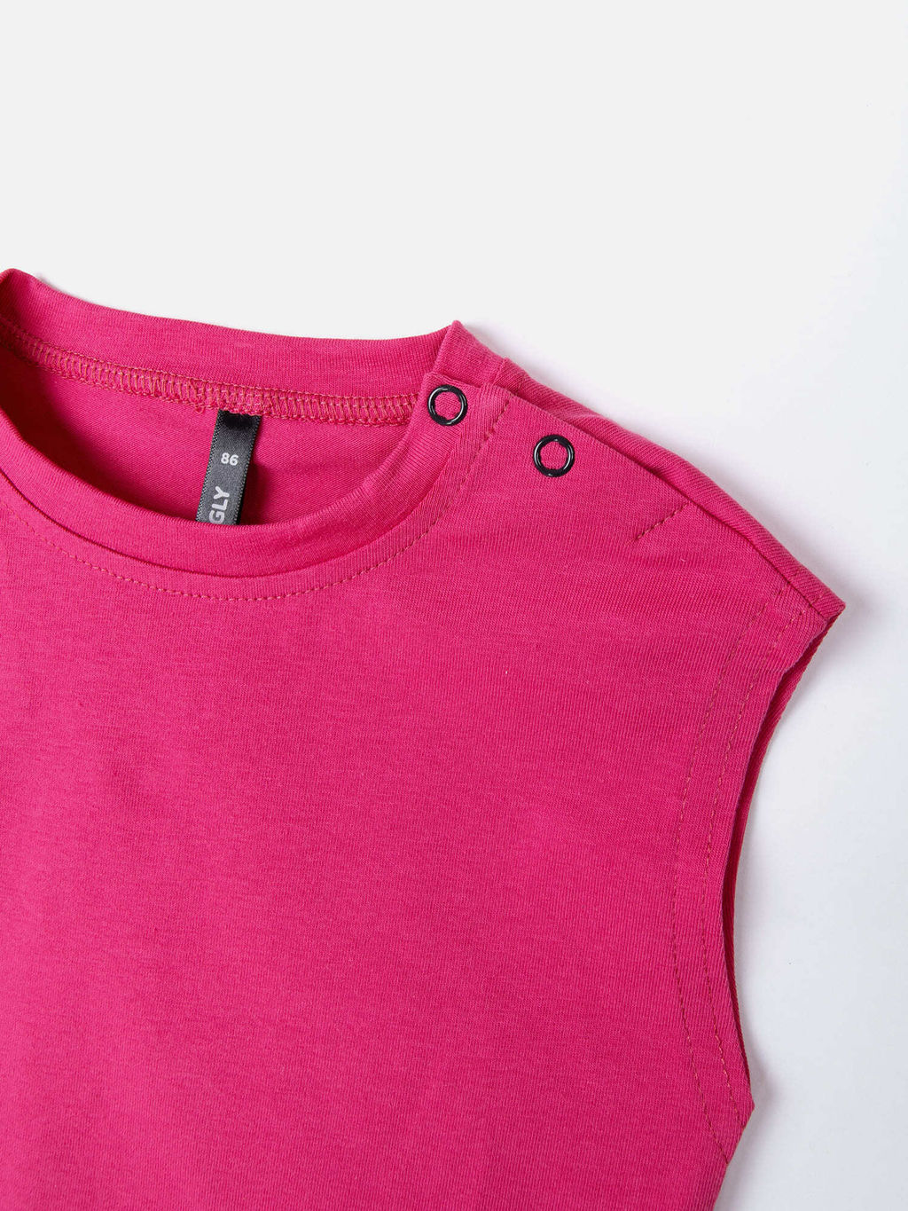 Футболка укороченная без рукавов Бабл-гам - Bungly фото 3