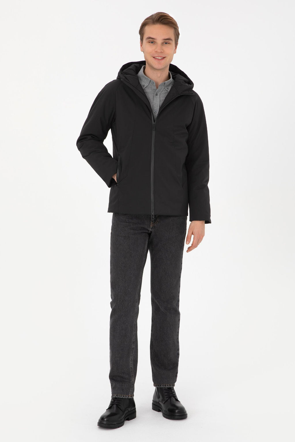 Erkek Siyah Mont - U.s. polo assn фото 4