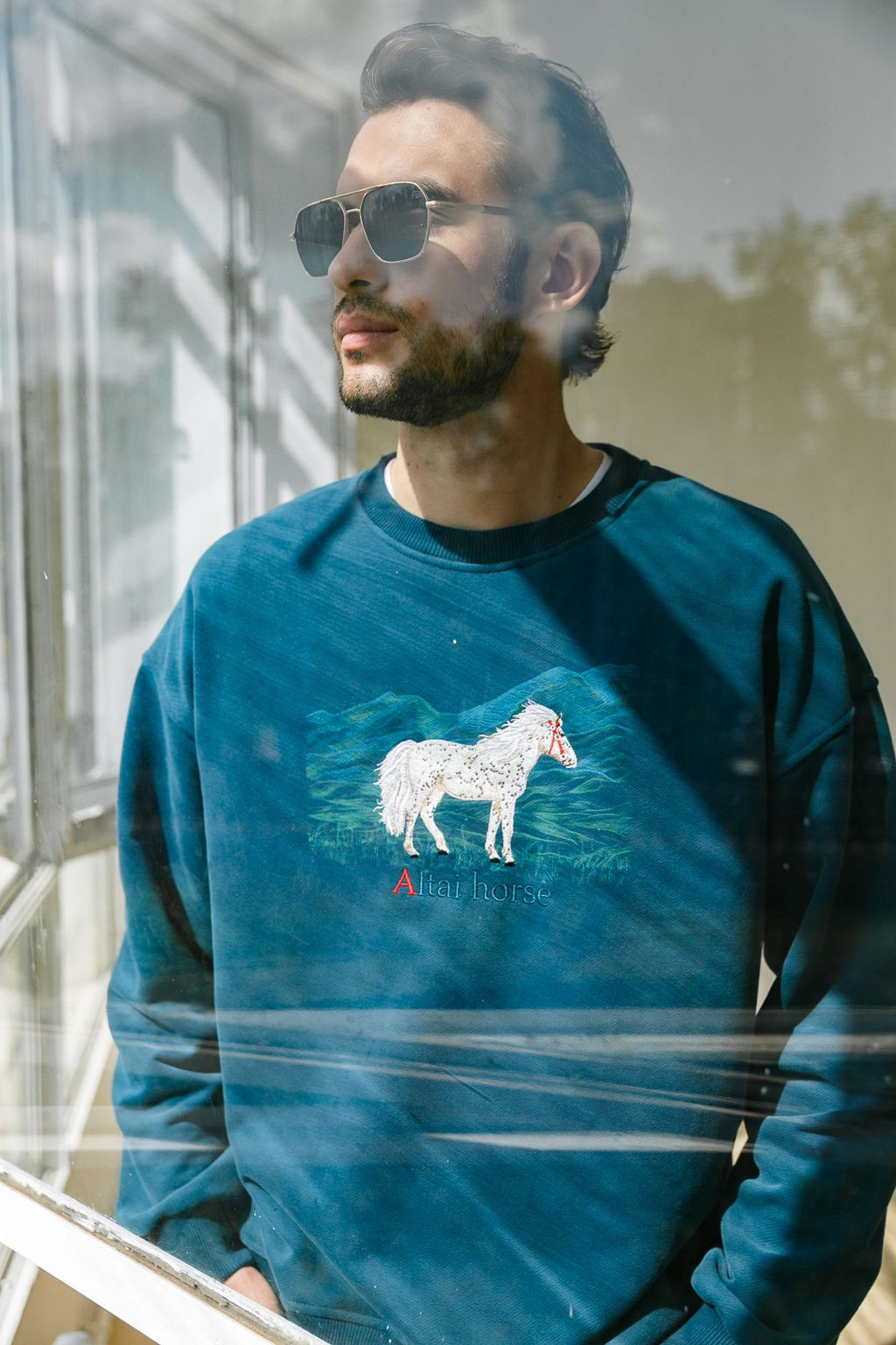 Свитшот Altai Horse мужской - Captain's mate фото 3