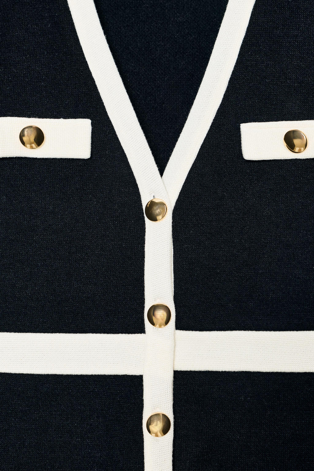 SOFT CONTRAST CARDIGAN - Zara фото 6