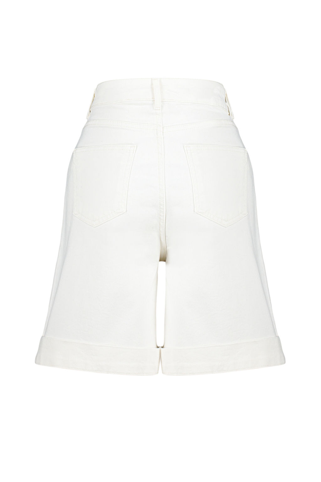 Bej Dikis Detayl? Yuksek Bel Denim Bermuda TWOSS24SR00004 - Trendyolmilla фото 14