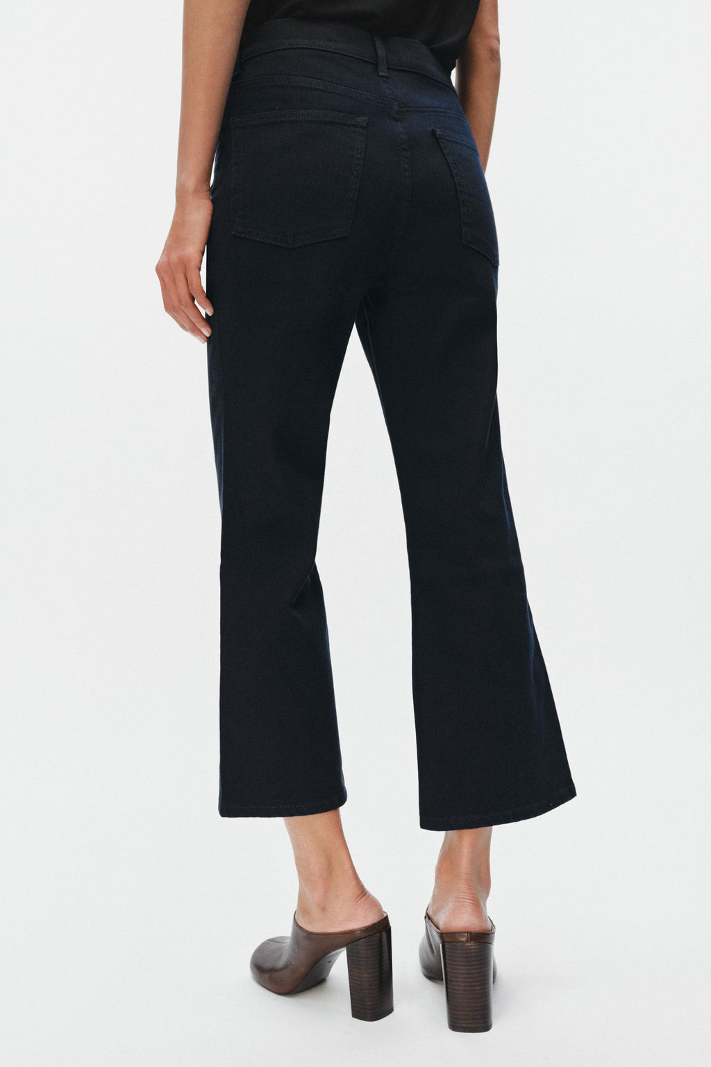JEANS ZW COLLECTION CROPPED FLARE TIRO MEDIO / Marino - Zara фото 3