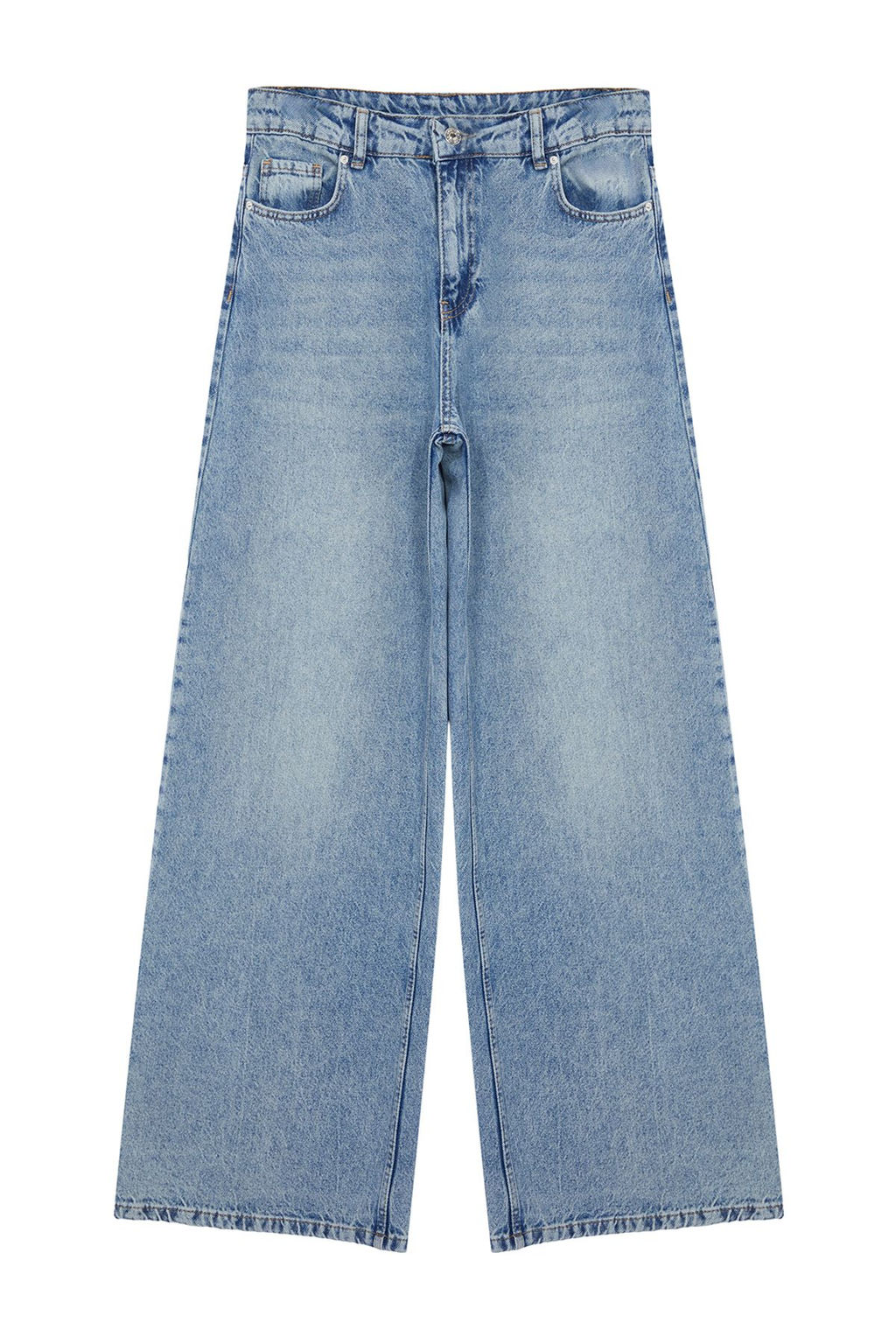 Mavi Normal Bel Ekstra Genis Paca Wide Leg Palazzo Jeans TWOAW25JE00106 - Trendyolmilla фото 6