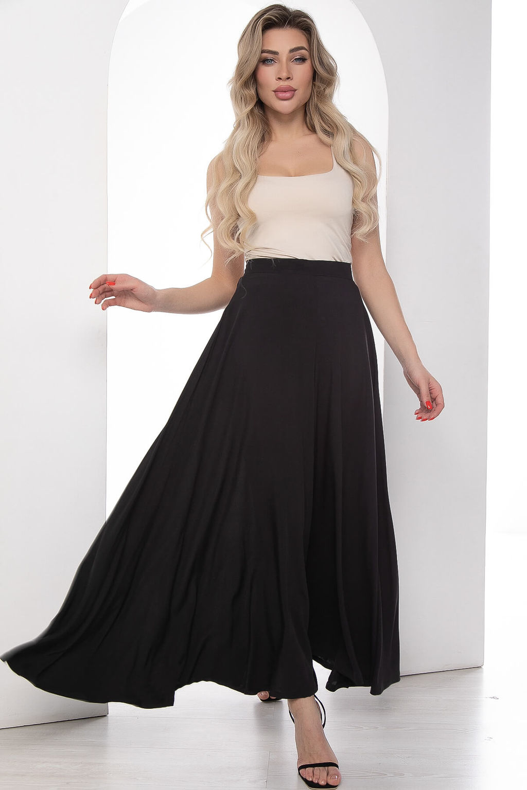 Брюки Камелия (черные) Б9091 - Lt collection фото 5