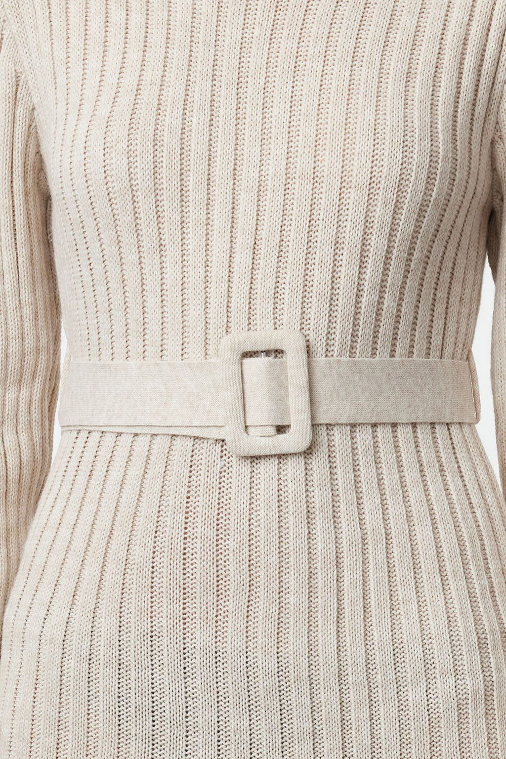 TRENDYOLMILLA Antrasit Mini Triko Kemerli Elbise TWOAW23EL00444 фото 16