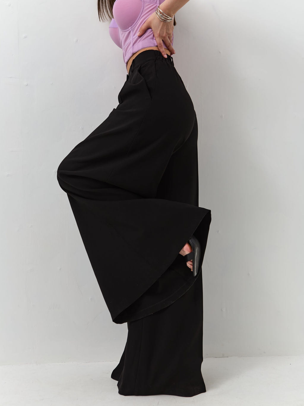 Брюки Вольт (черный) - Nadi bordo фото 10