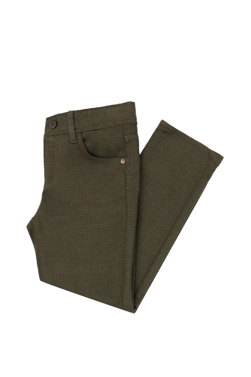 Брюки цвета хаки для мальчиков из парусины - U.s. polo assn фото 4