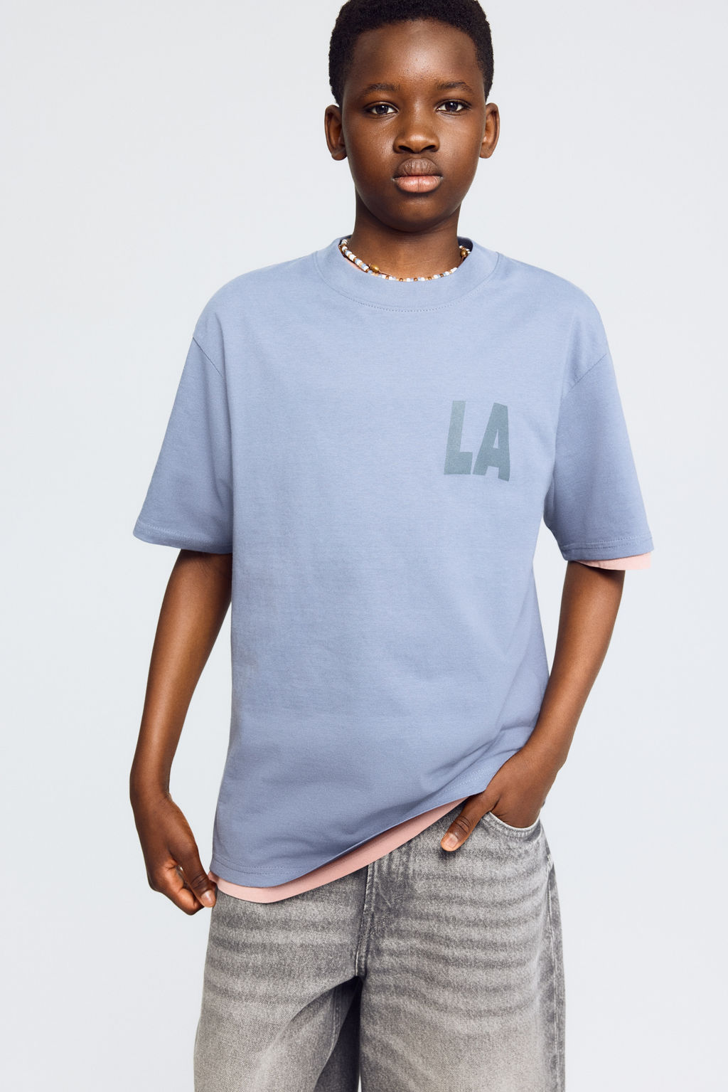 Camiseta estampada de corte holgado - H&m фото 8