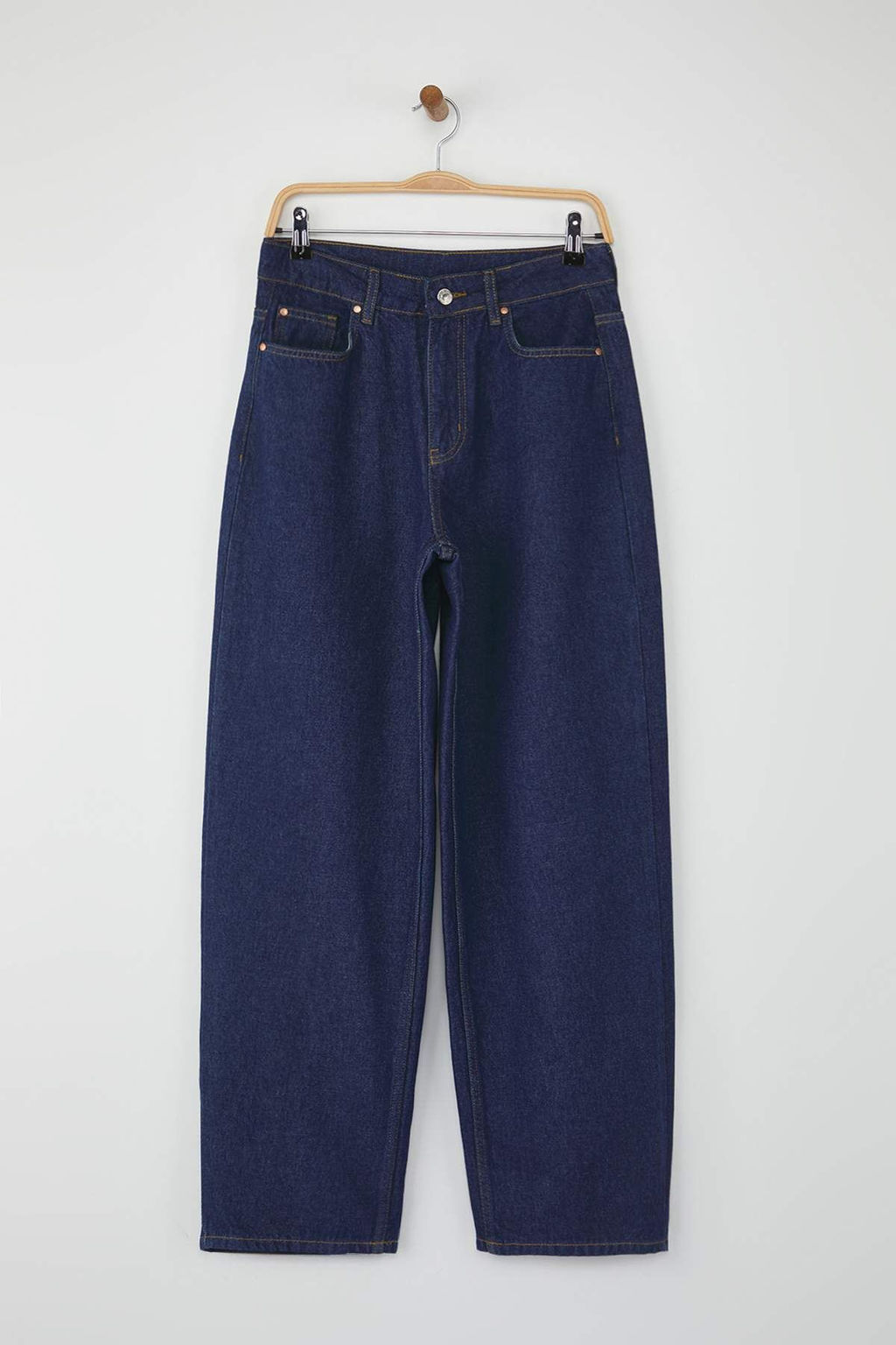 Mavi Yuksek Bel Bol Kesim Baggy Jeans TWOAW26JE00088 - Trendyolmilla фото 5