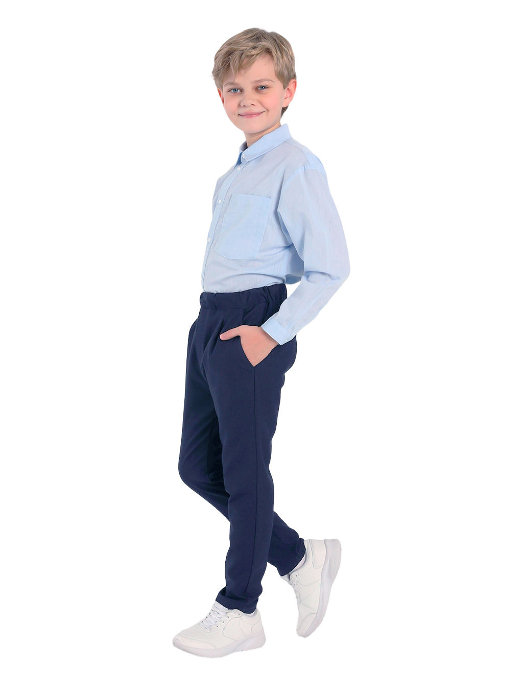 Школьные брюки для мальчика О14494 - Карамелли фото 3