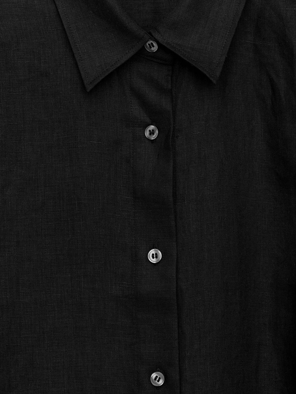 Vestido camisero de lino - H&m фото 3