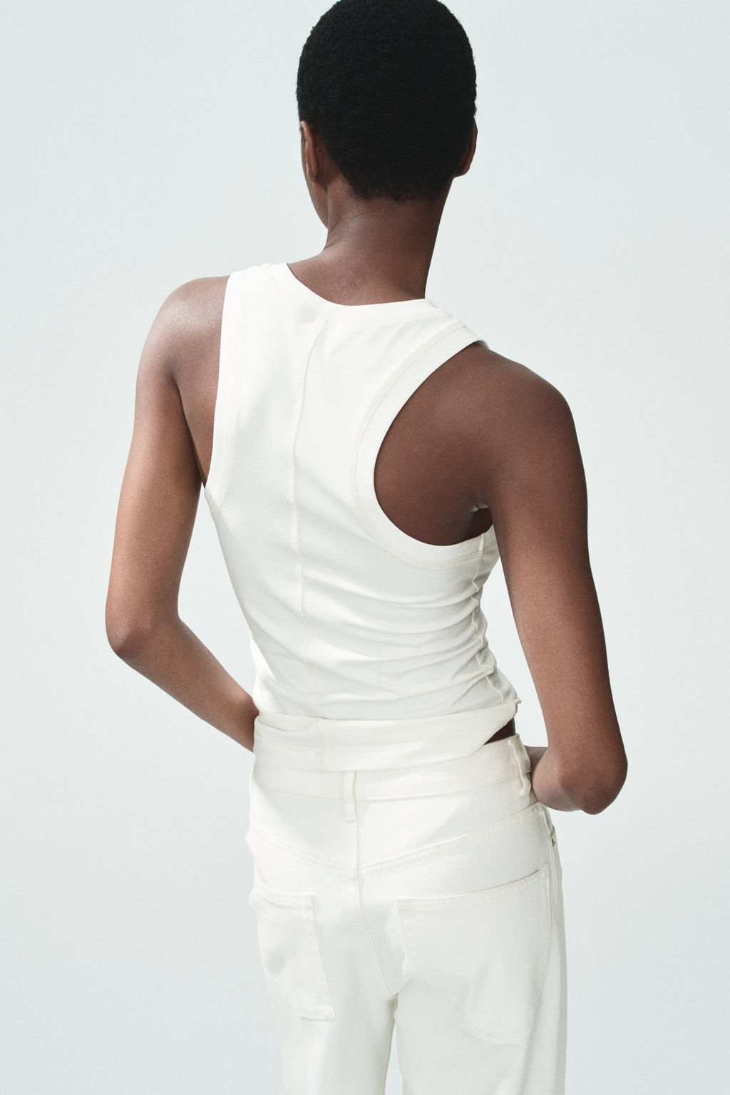 Top con costura plana - H&m фото 4