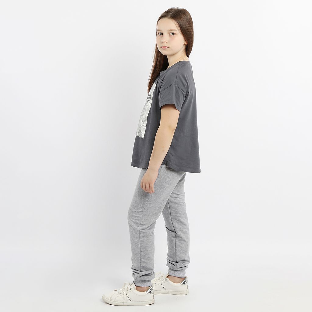 RODOS Брюки для девочки М-256 Светло-серый