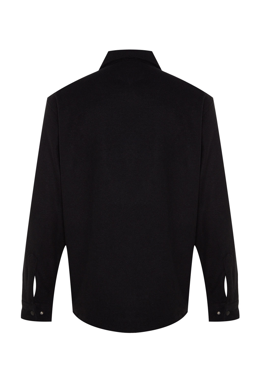 TRENDYOL MAN Siyah Relaxed Fit Kase C?t C?t Kapamal? K?sl?k Dokulu Ceket Gomlek TMNAW24GO00050 - Trendyolmilla фото 8