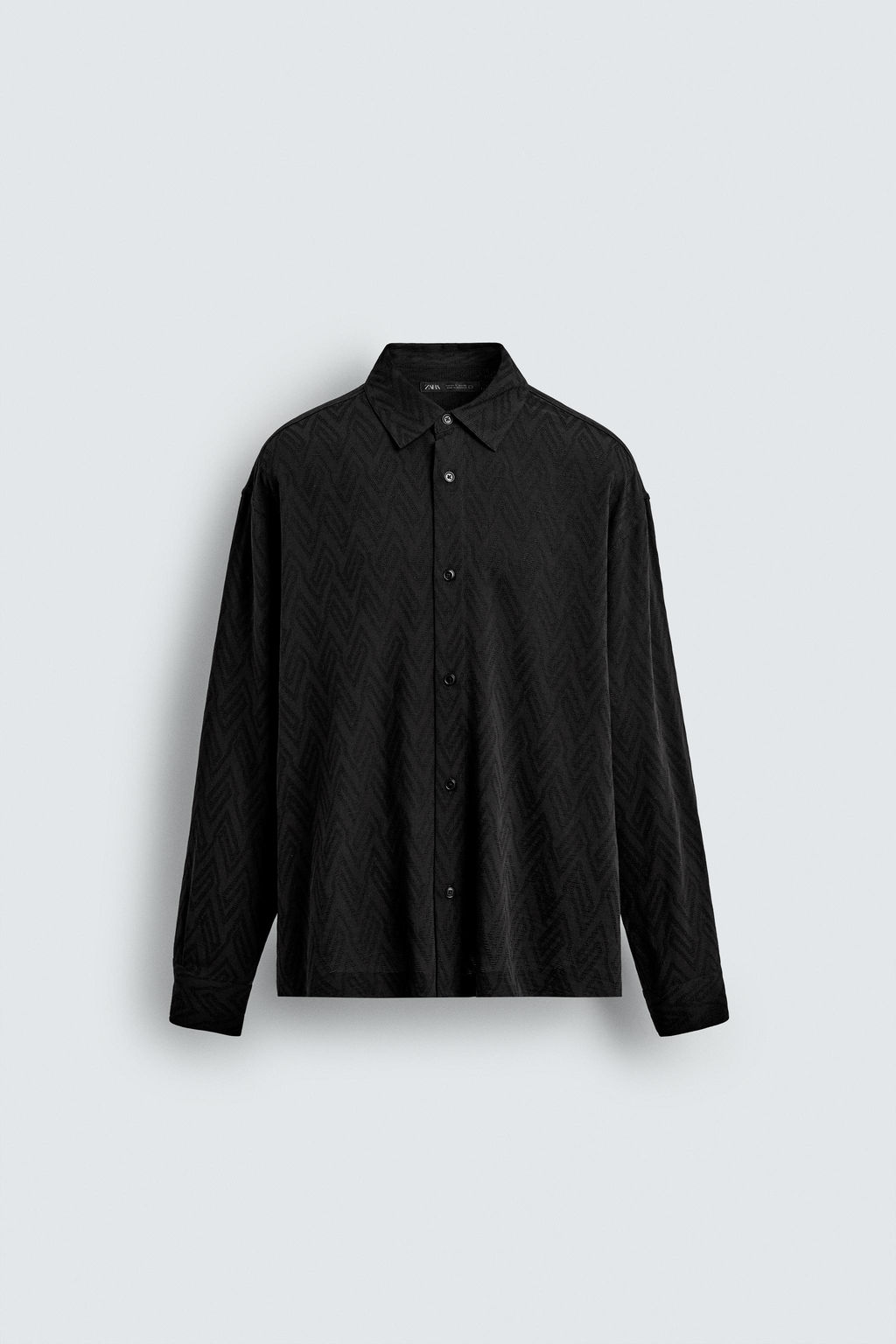 GEOMETRIC JACQUARD SHIRT - Zara фото 6