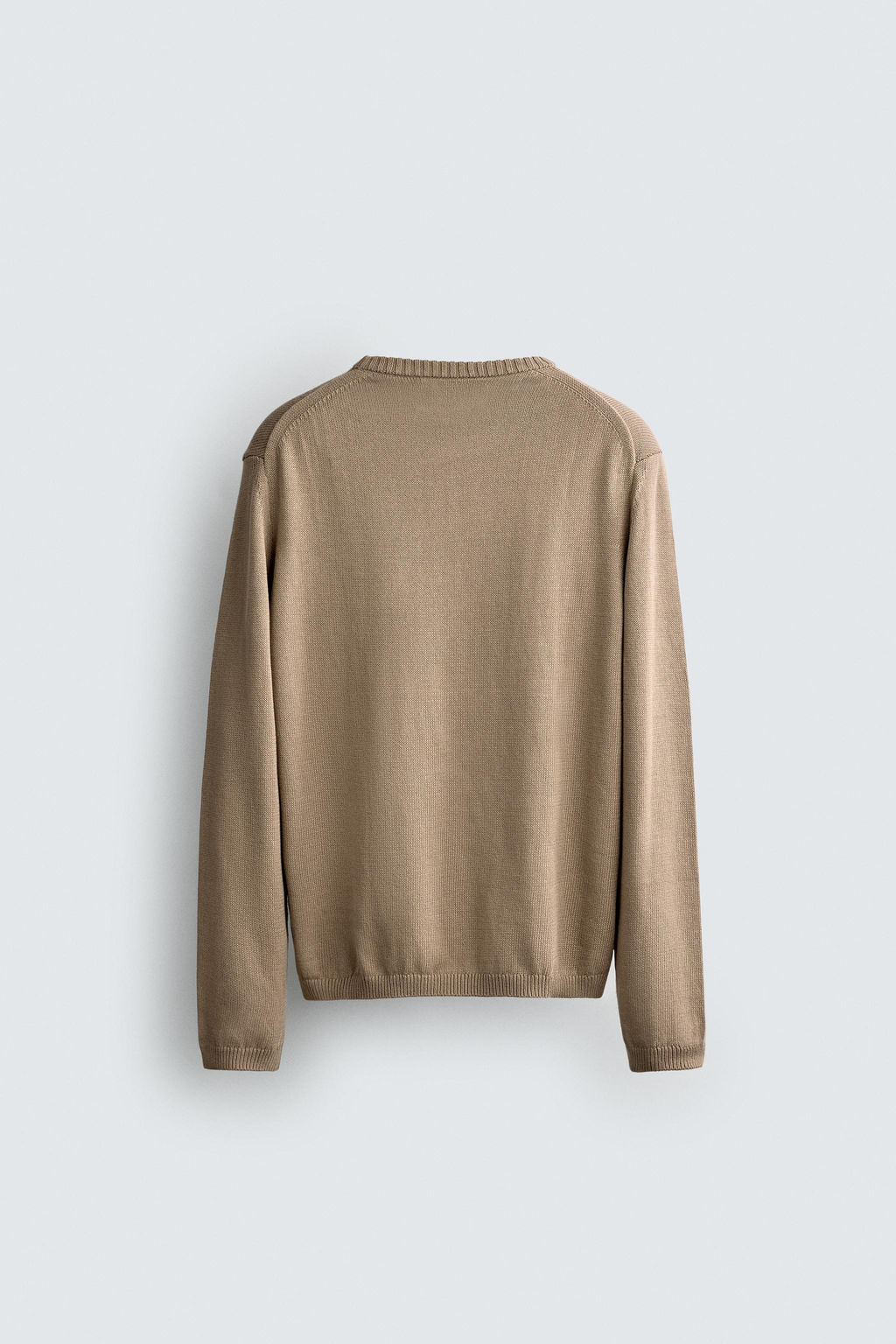 JERSEY RELAXED FIT ALGOD?N / Marr?n claro - Zara фото 8