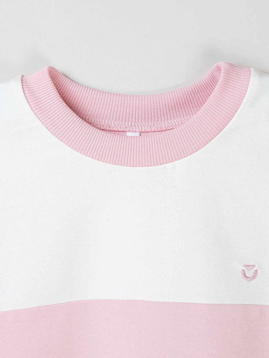 Свитшот облегченный Колор блок Зефир укороченный 7+ - Bungly фото 3