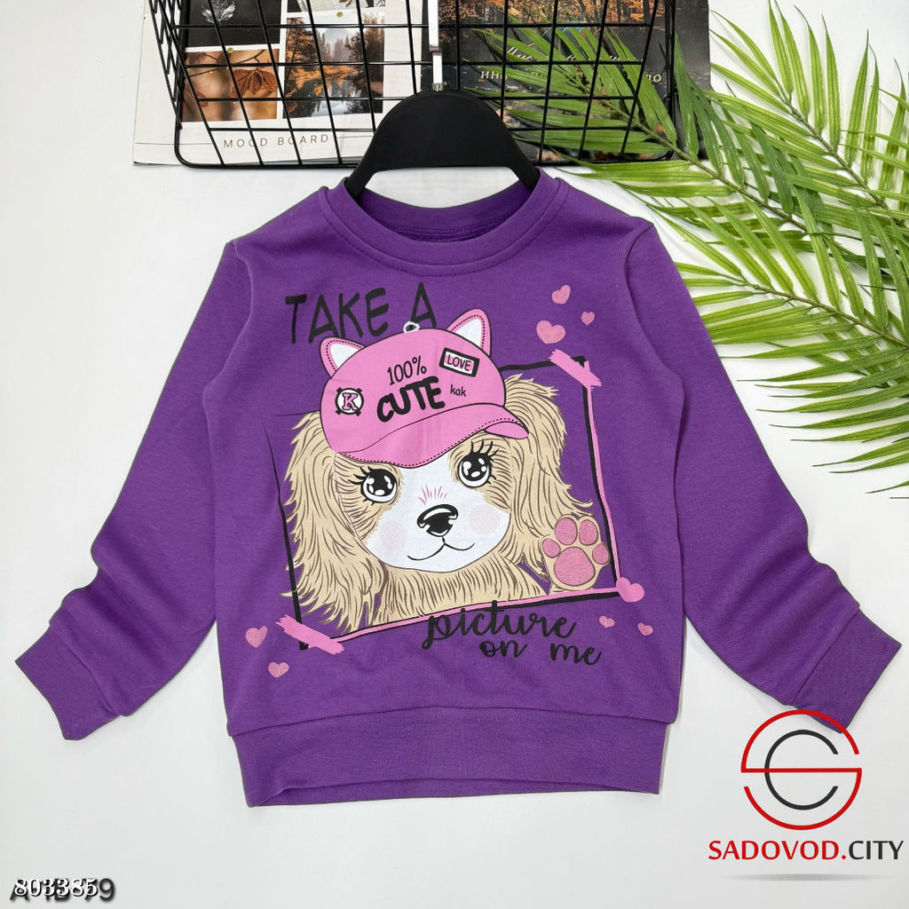 Кофта для девочки, хлопок - Bruno фото 3