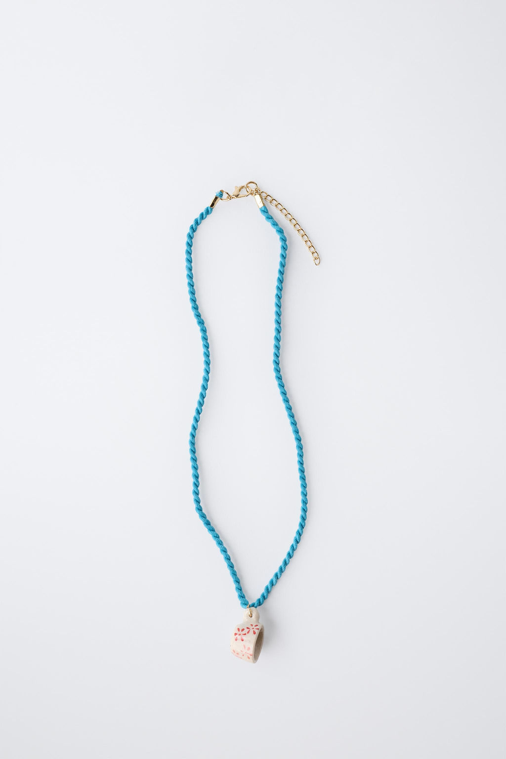 CERAMIC CUP CORD NECKLACE - Zara фото 4