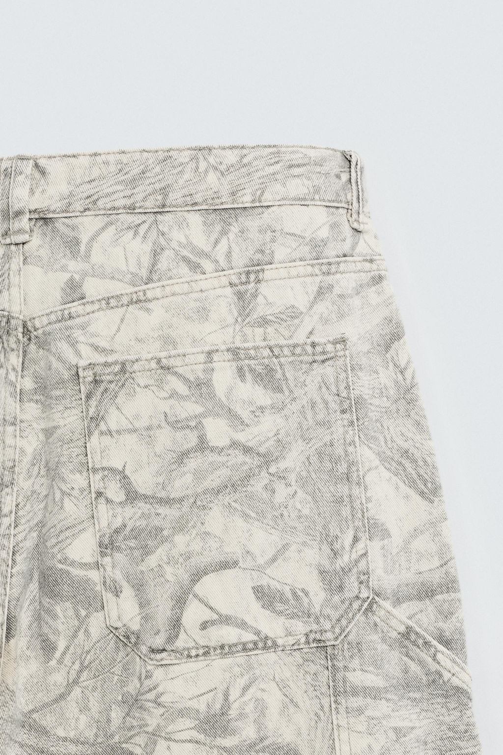 ABSTRACT PRINT CARPENTER TROUSERS - Zara фото 18