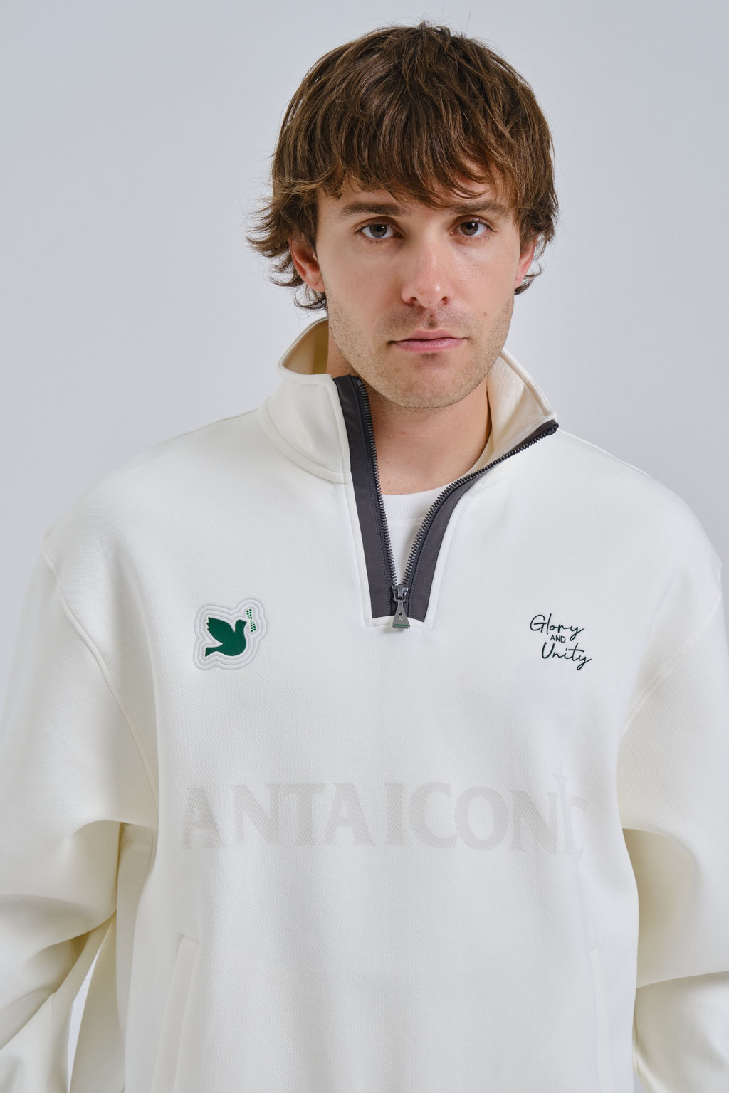 Свитшот Бежевый - Anta фото 4