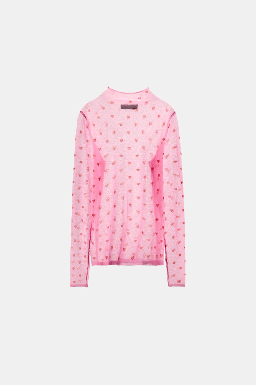FINE KNIT HEART JUMPER - Zara фото 4