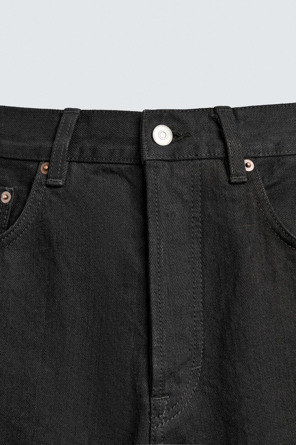 JEANS STRAIGHT FIT BOOTCUT AARON LEVINE X ZARA / Carb?n фото 9