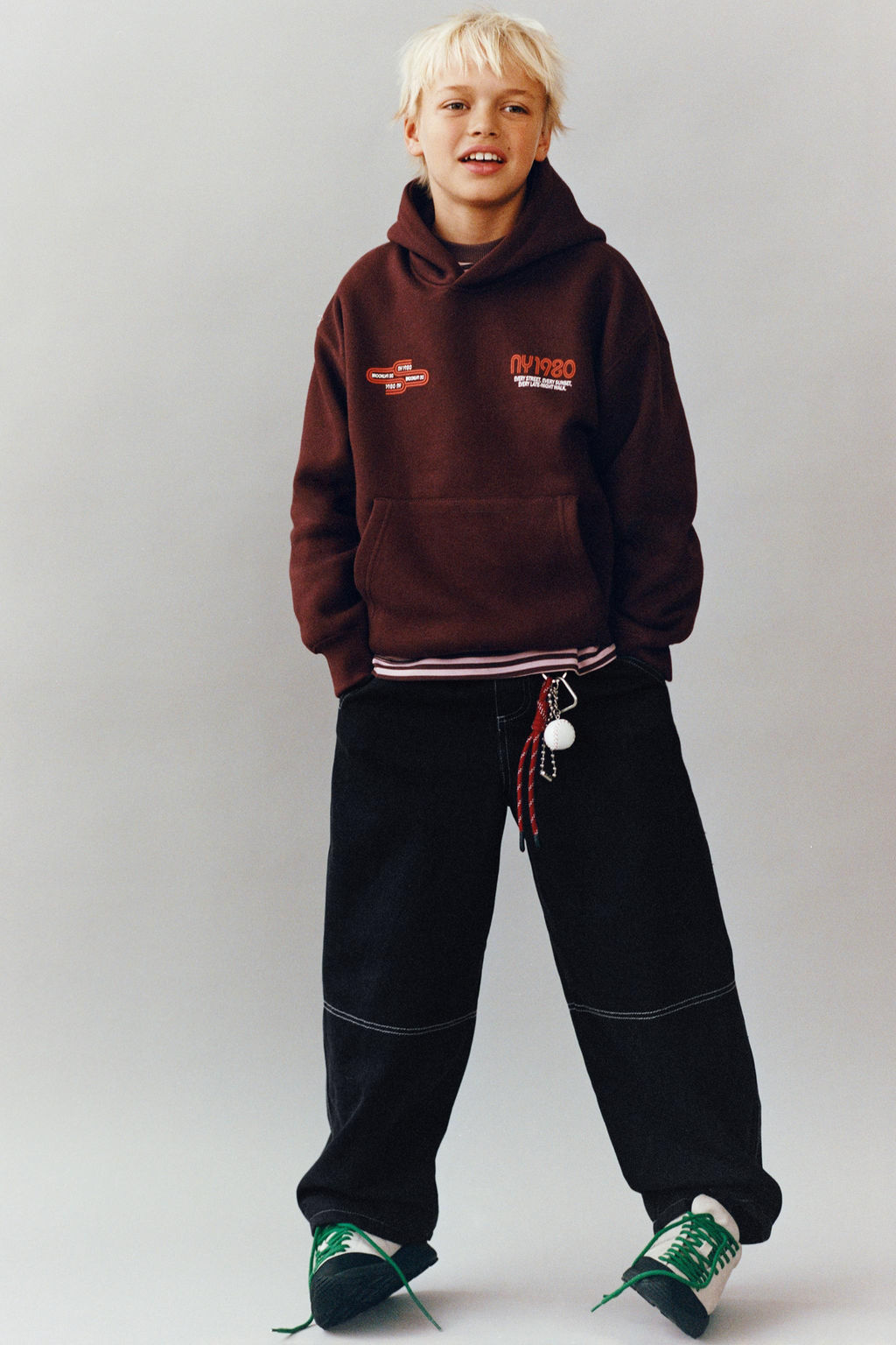 SLOGAN PRINT HOODIE - Zara фото 5