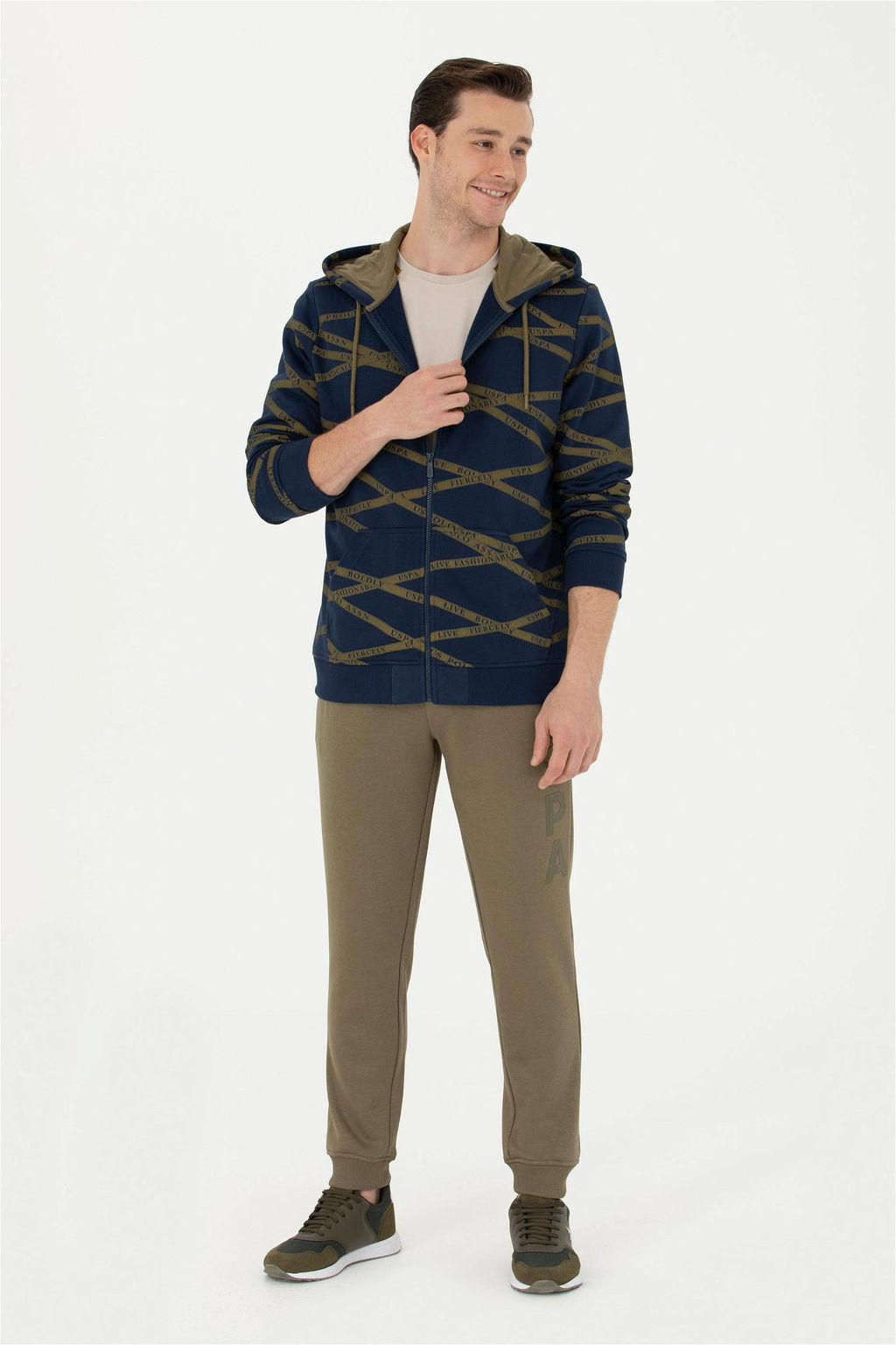 Мужской темно-синий вязаный кардиган Неожиданная скидка в корзине - U.s. polo assn фото 4