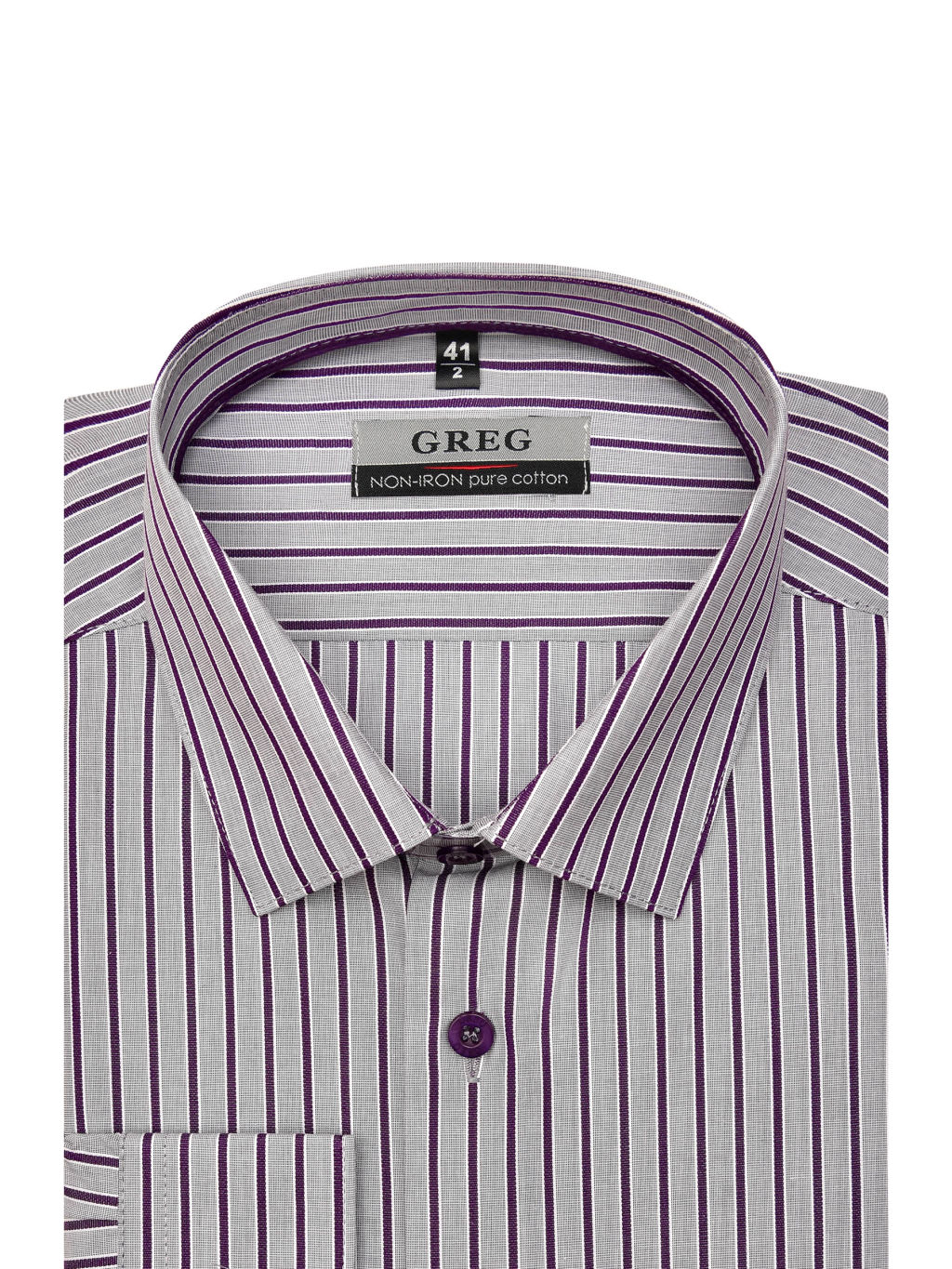 Сорочка мужская длинный рукав GREG 371/231/6130/Z/1p  фото 3