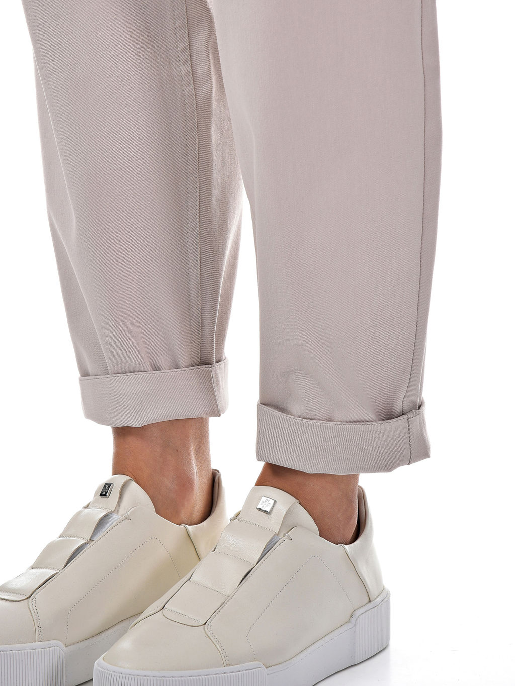 Хлопковые деним брюки - А+б коллекция фото 44