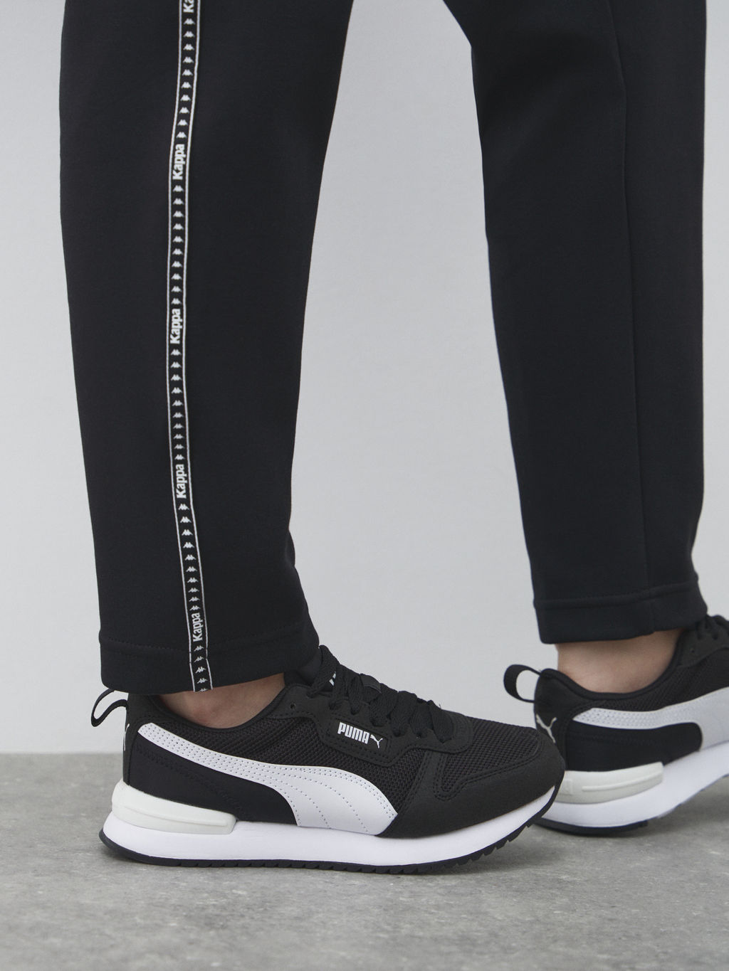 Детские кроссовки PUMA Puma R78 Jr Артикул 4587034, черный