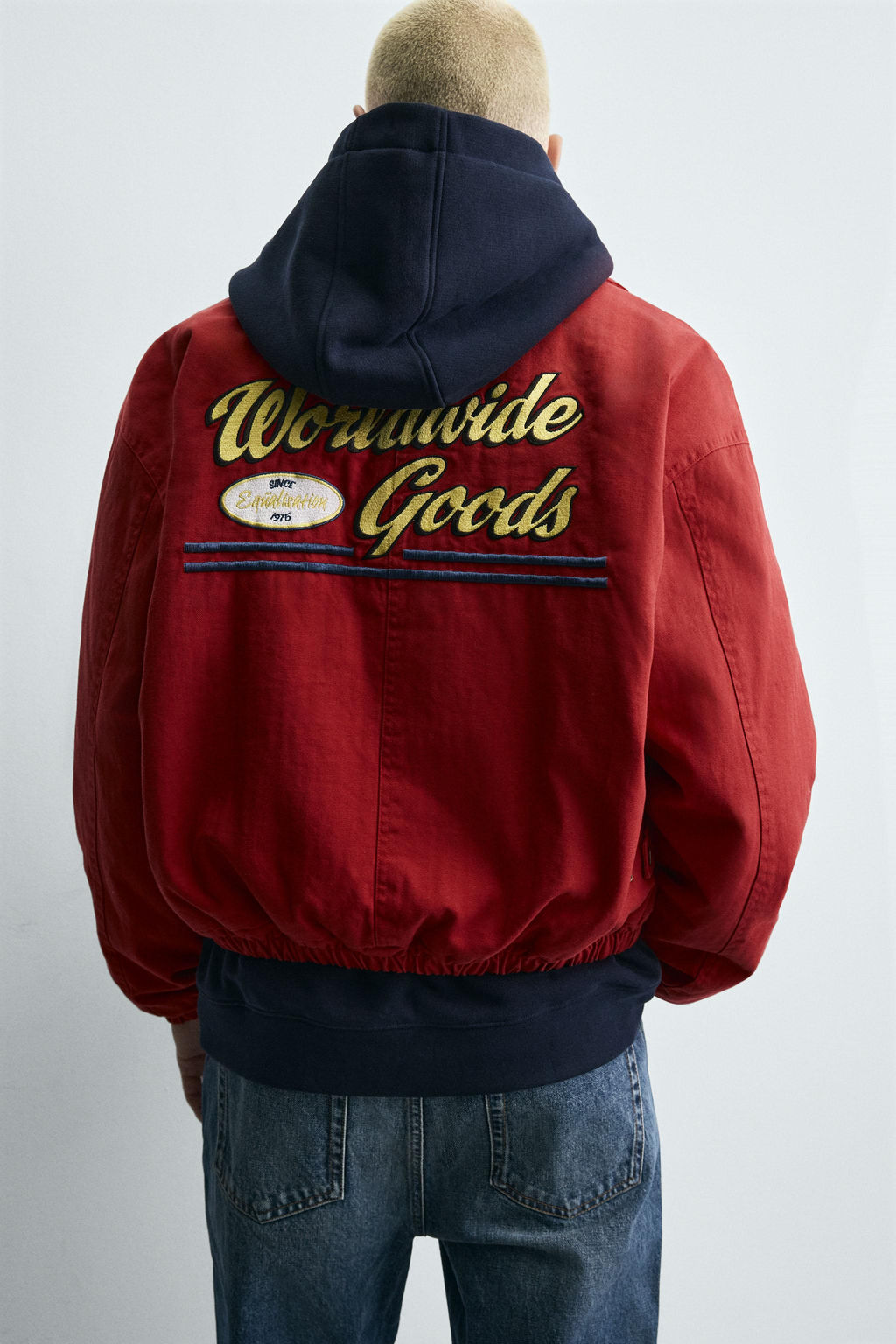 BOXY FIT EMBROIDERED JACKET - Zara фото 7