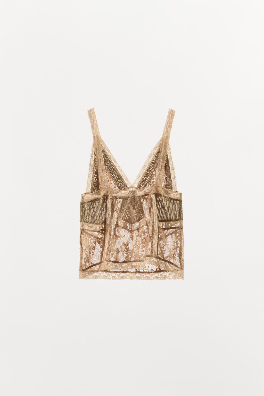 LIMITED EDITION LACE AND SEQUIN TOP - Zara фото 9
