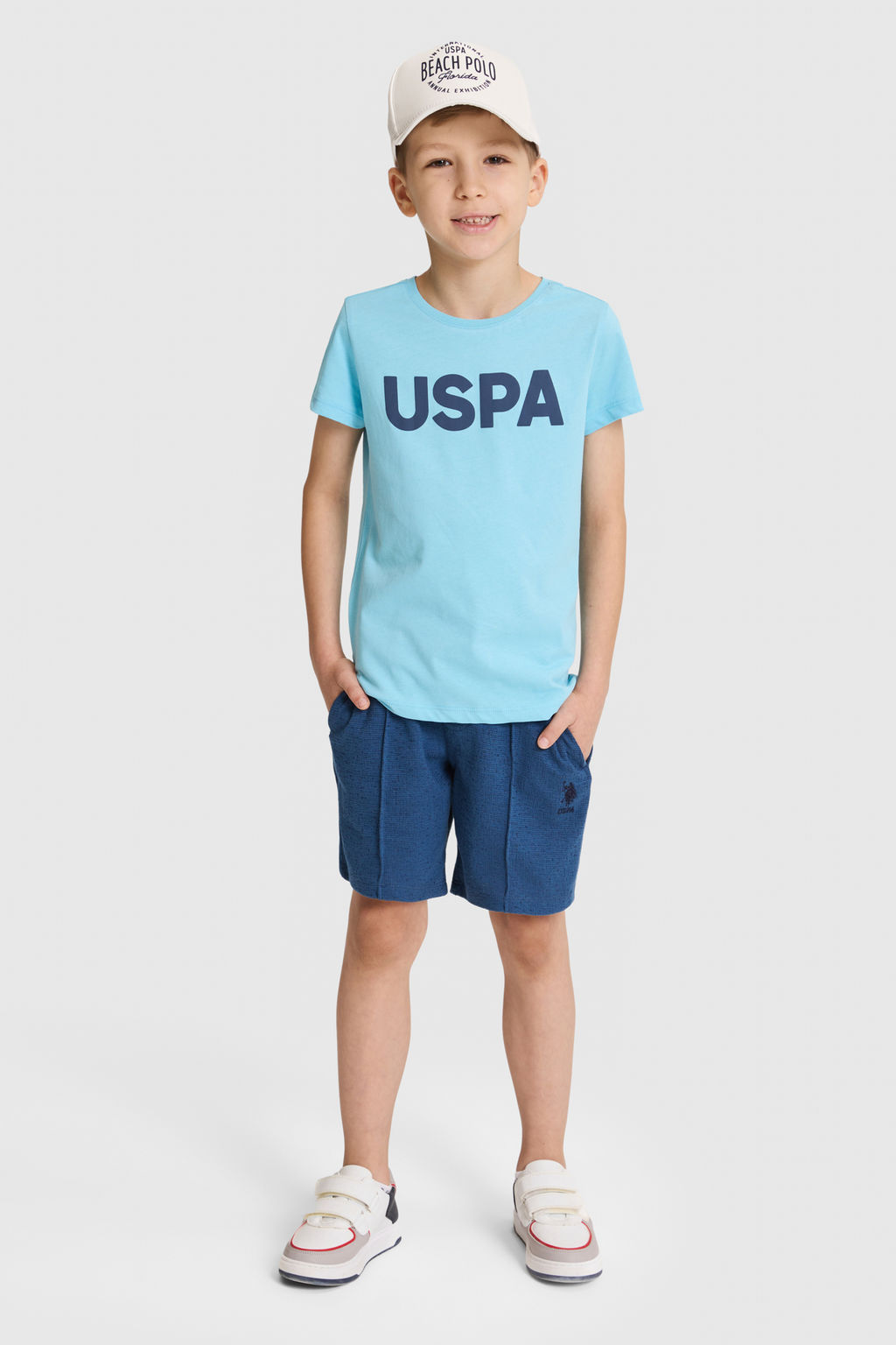 Erkek Гocuk Aqua Bisiklet Yaka Basic TiЕГrt