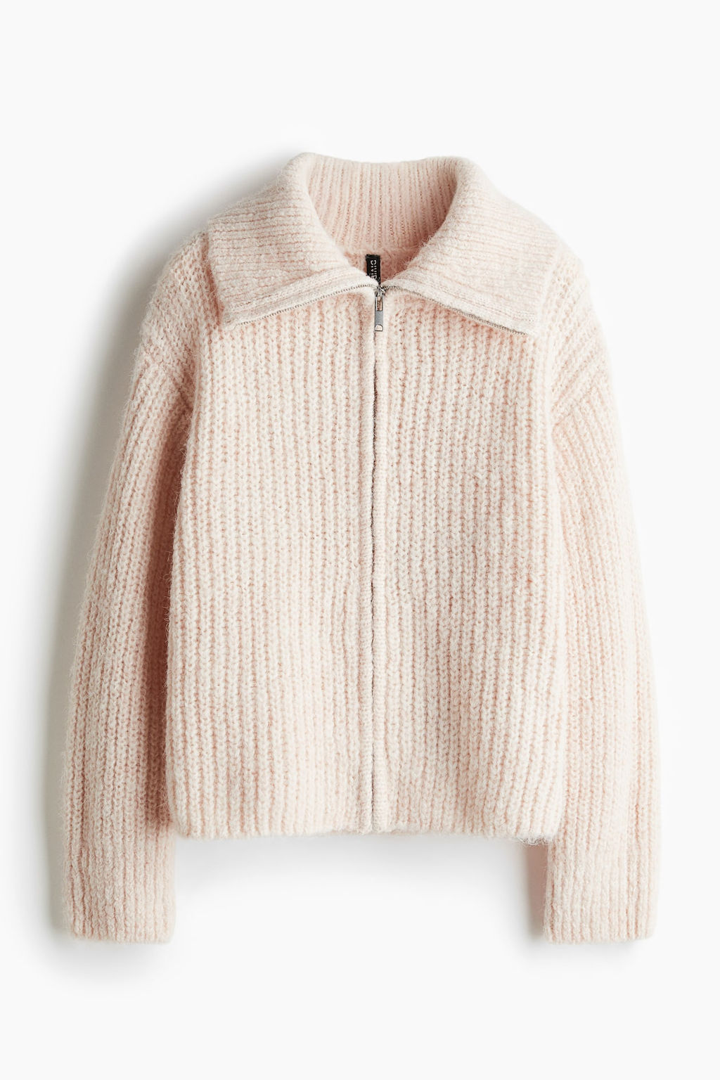 Cardigan en punto de canale con cremallera - H&m фото 5