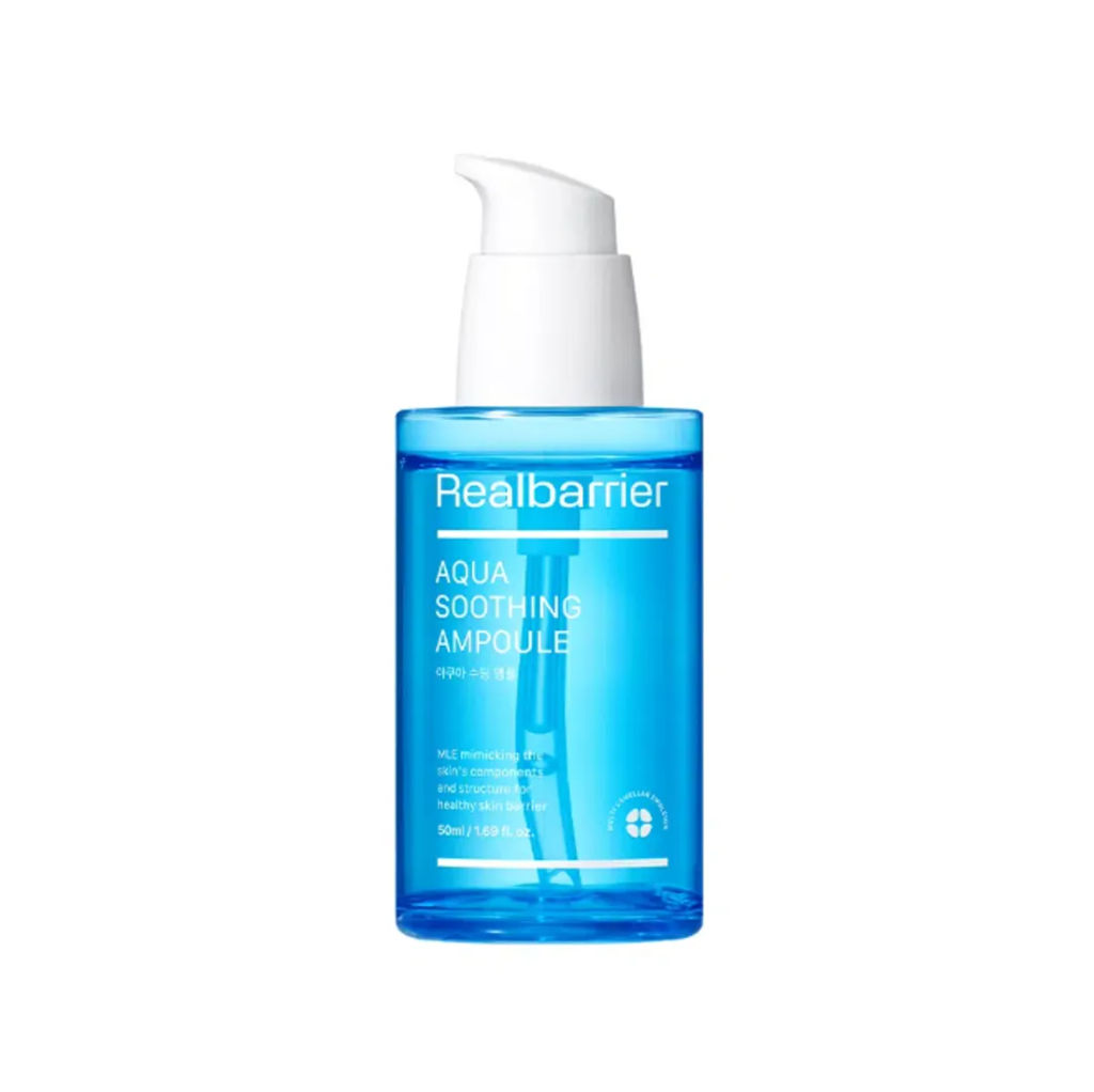 Real Barrier Aqua Soothing Ampoule, 50ml - Гиалуроновая сыворотка