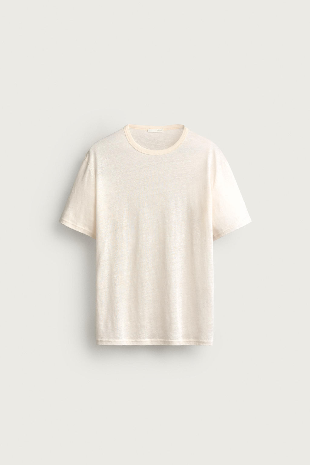 CAMISETA RELAXED FIT 100% LINO / Crudo - Zara фото 7