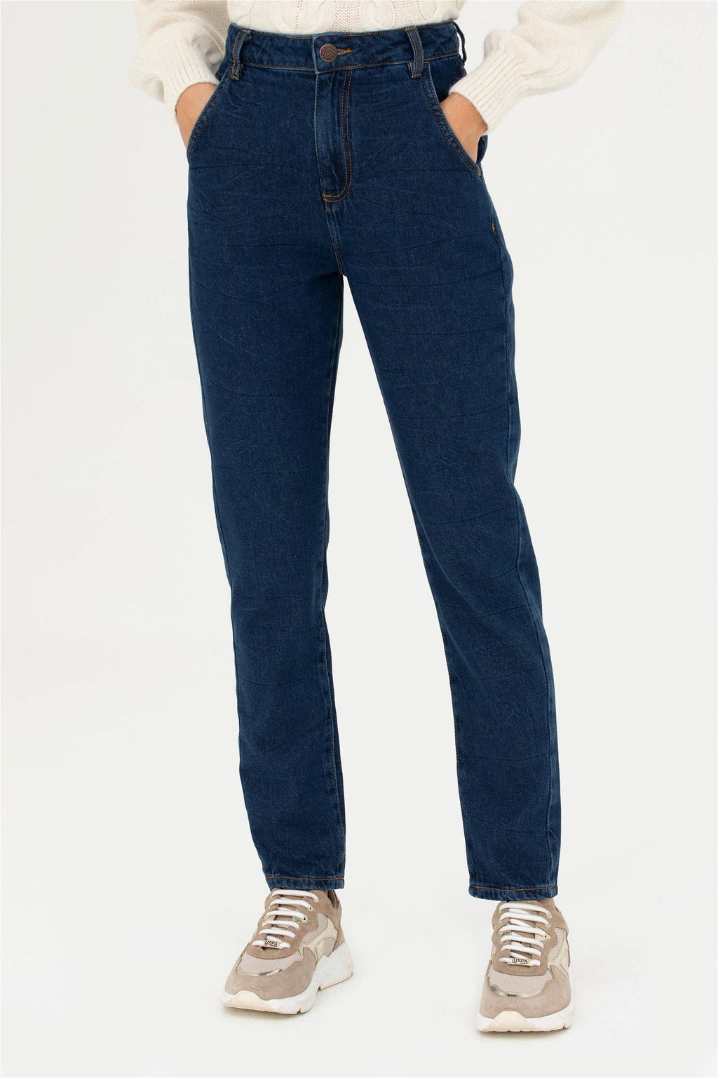 Женские темно-синие джинсовые брюки Неожиданная скидка в корзине - U.s. polo assn фото 2