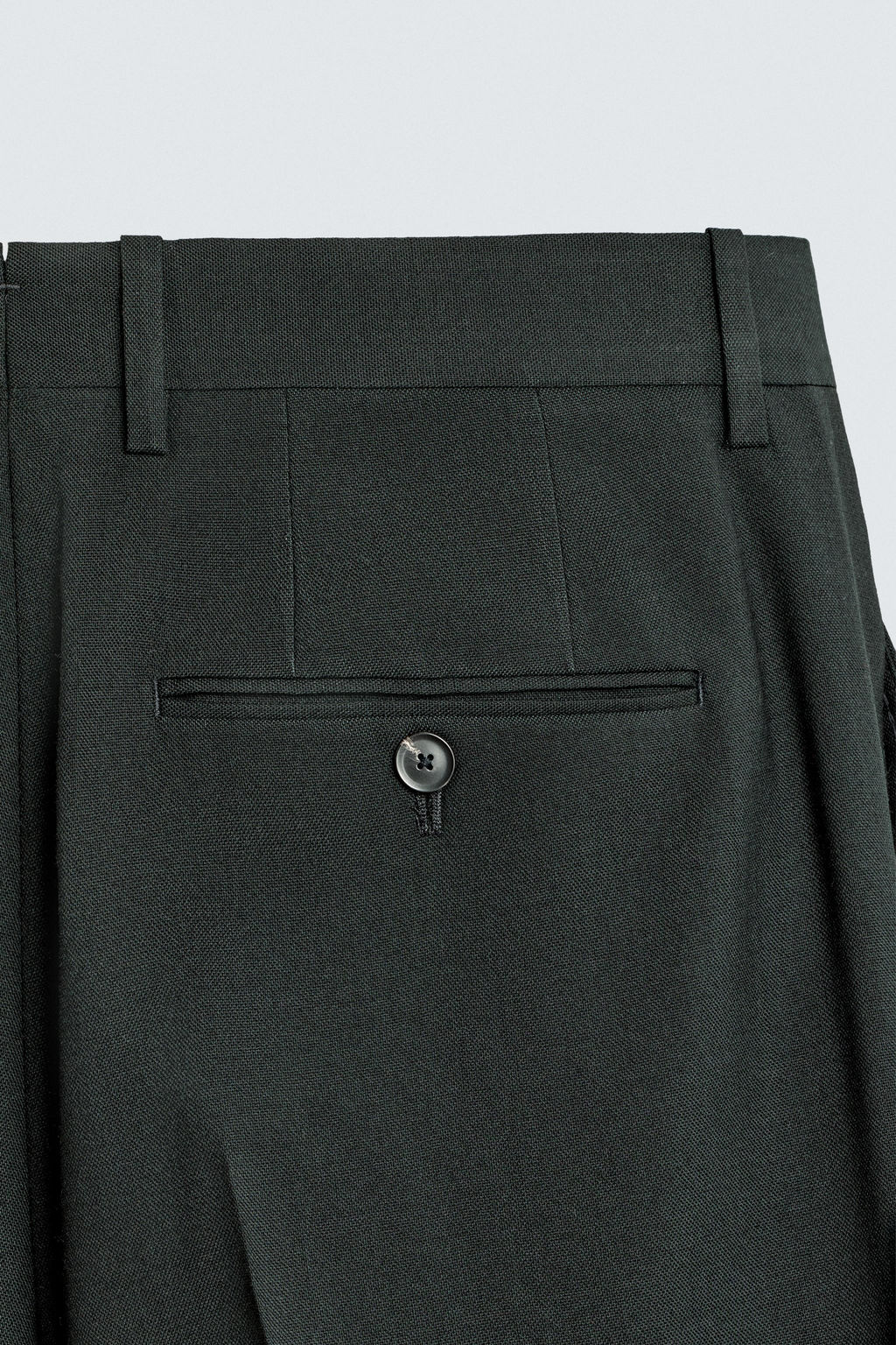 WOOL BLEND SUIT TROUSERS - Zara фото 8