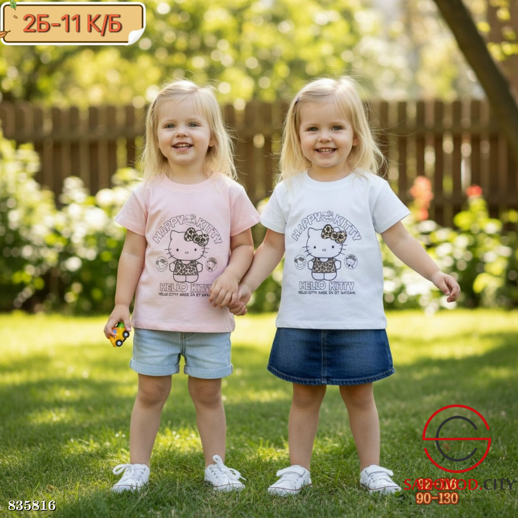 Футболка для девочки с рисунком