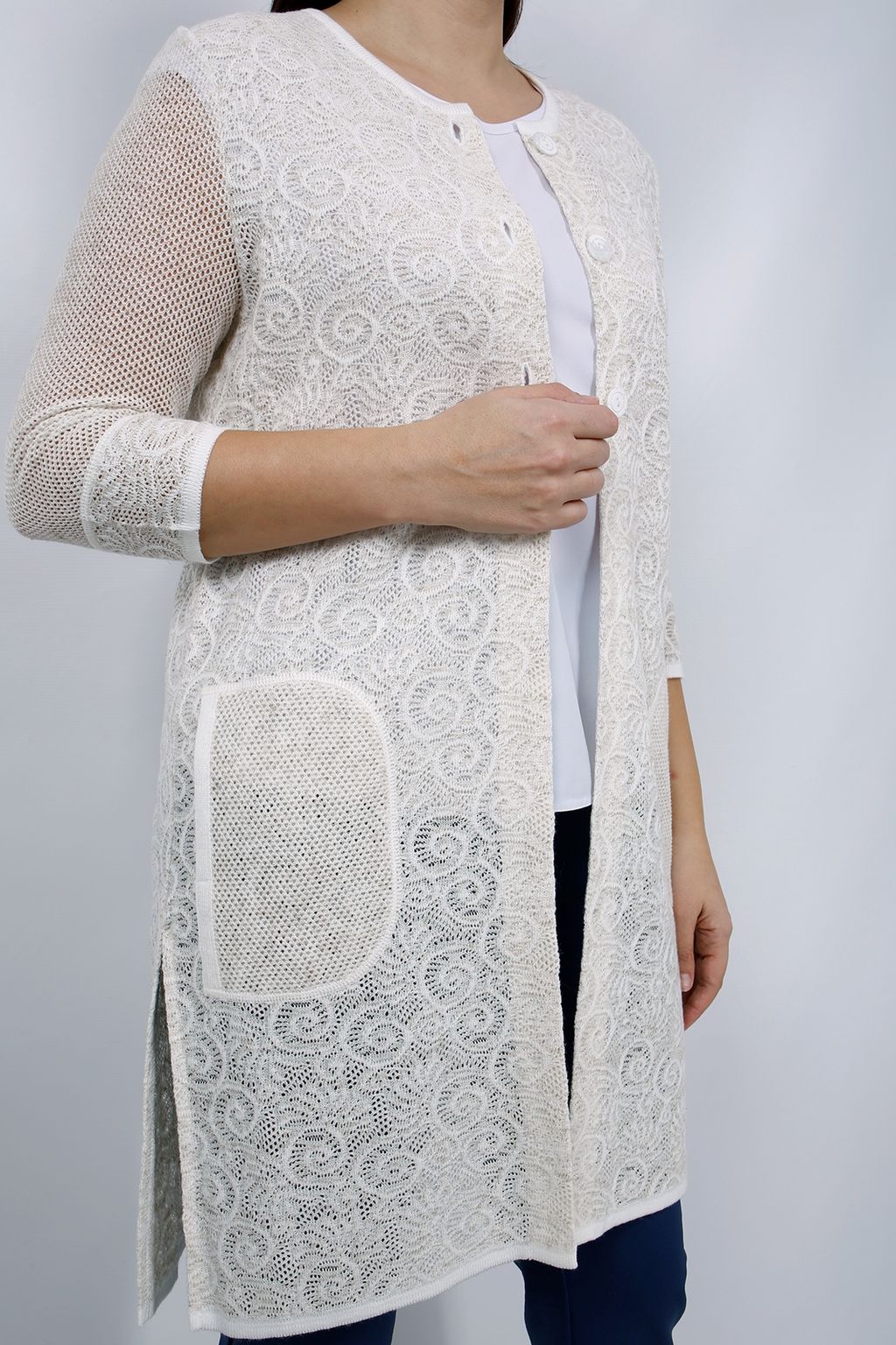 818а жакет женский удл. - Olsarri фото 12